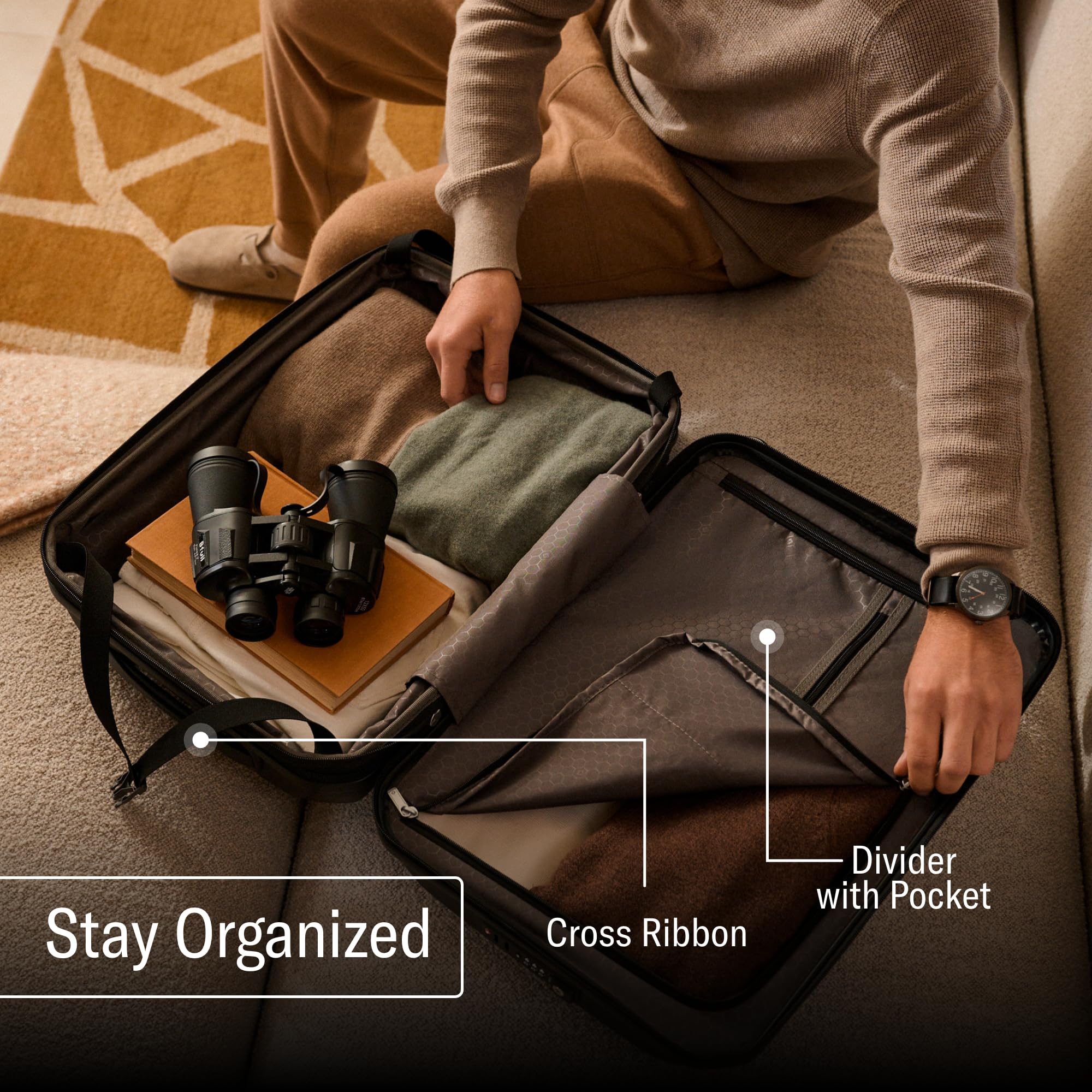 Foto 4 | Equipaje Samsonite Freeform Hardside Expandible 24 Pulgadas Azul Marino - Venta Internacional