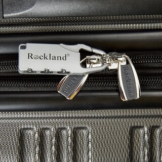 Foto 4 | Maleta de Mano Rockland London 20 Pulgadas Gris con Rueda Giratoria Rígida - Venta Internacional