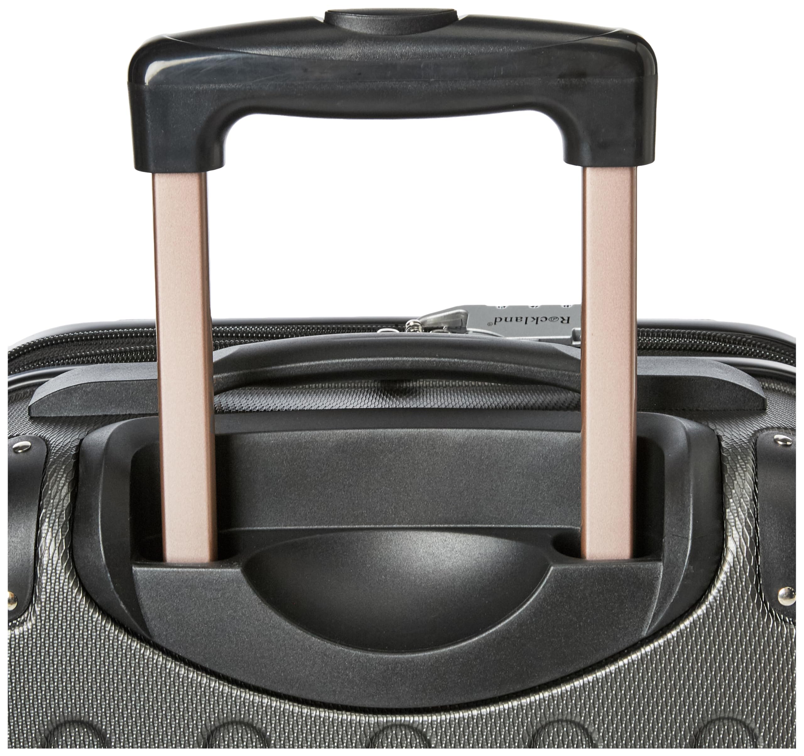 Foto 6 | Maleta de Mano Rockland London 20 Pulgadas Gris con Rueda Giratoria Rígida - Venta Internacional