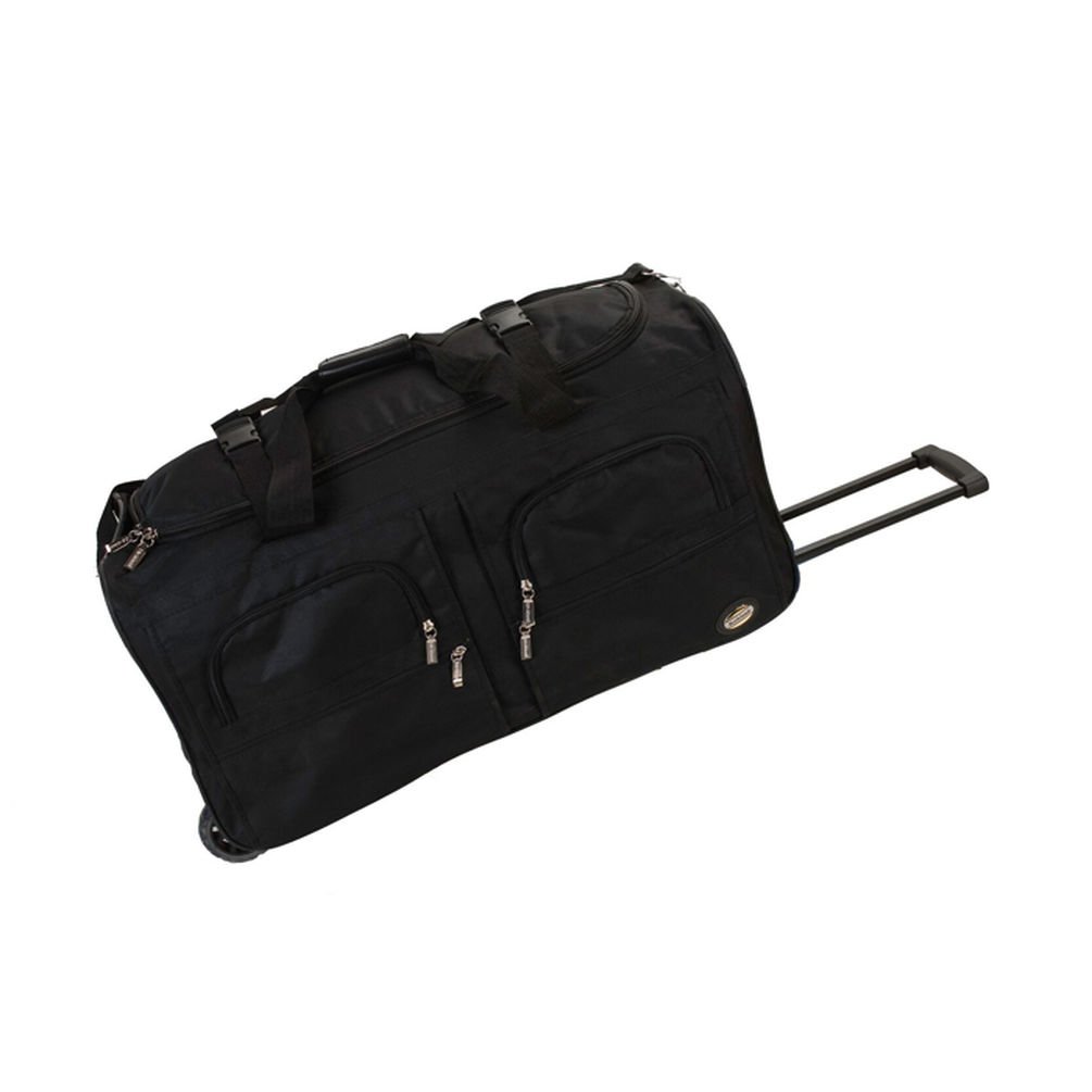 Foto 2 pulgar | Bolsa De Lona Rockland Rolling Black De 22 Pulgadas - Venta Internacional.