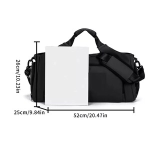 Foto 2 | Maletas Deportivas Bolsa De Viaje Gym Para Hombre Y Mujer Negro