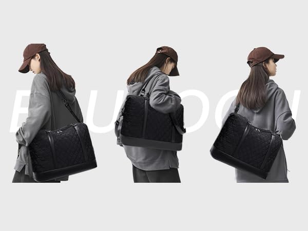 Foto 3 pulgar | Bolso de Lona Bluboon Travel Weekender Overnight para Mujer - Venta Internacional