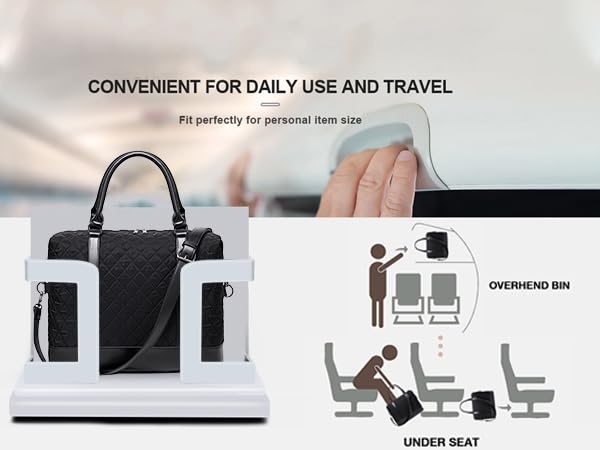 Foto 7 pulgar | Bolso de Lona Bluboon Travel Weekender Overnight para Mujer - Venta Internacional