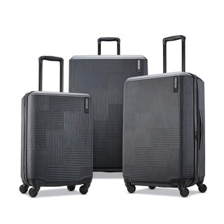 Foto 3 | Equipaje American Tourister Stratum Xlt Jet Black 21'' - Venta Internacional