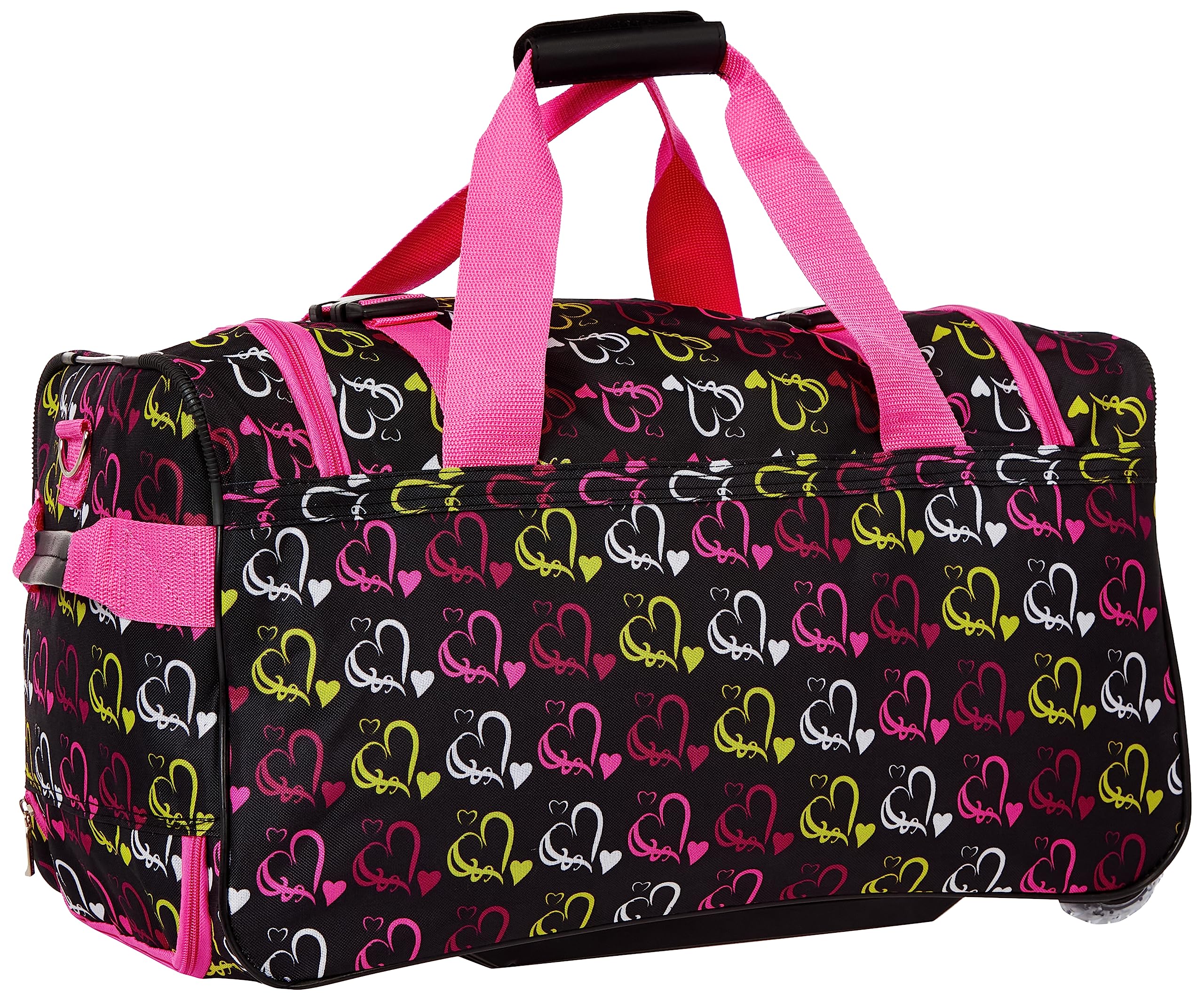 Foto 5 pulgar | Rockland Unisex Adult Rolling Duffel Bag, Heart1, 22-inch Us - Venta Internacional.
