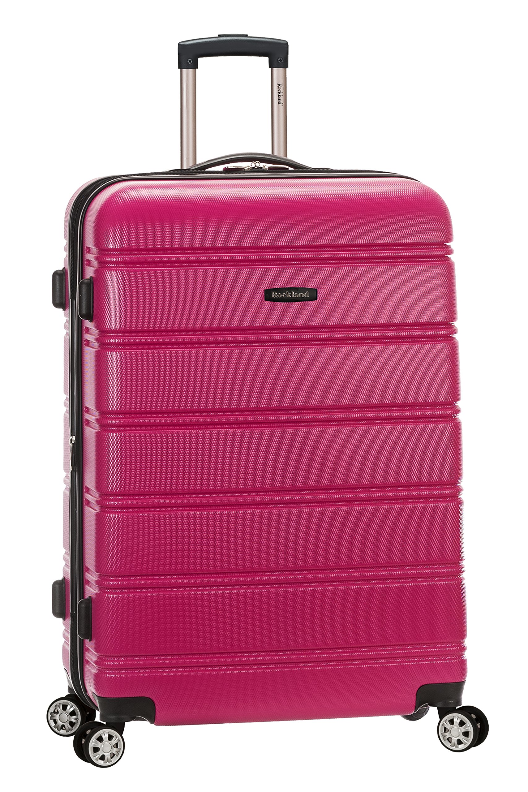 Foto 2 pulgar | Maleta con Llantas Rockland Melbourne Hardside Expandible Magenta Largo 28'' - Venta Internacional