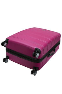 Foto 2 | Maleta con Llantas Rockland Melbourne Hardside Expandible Magenta Largo 28'' - Venta Internacional