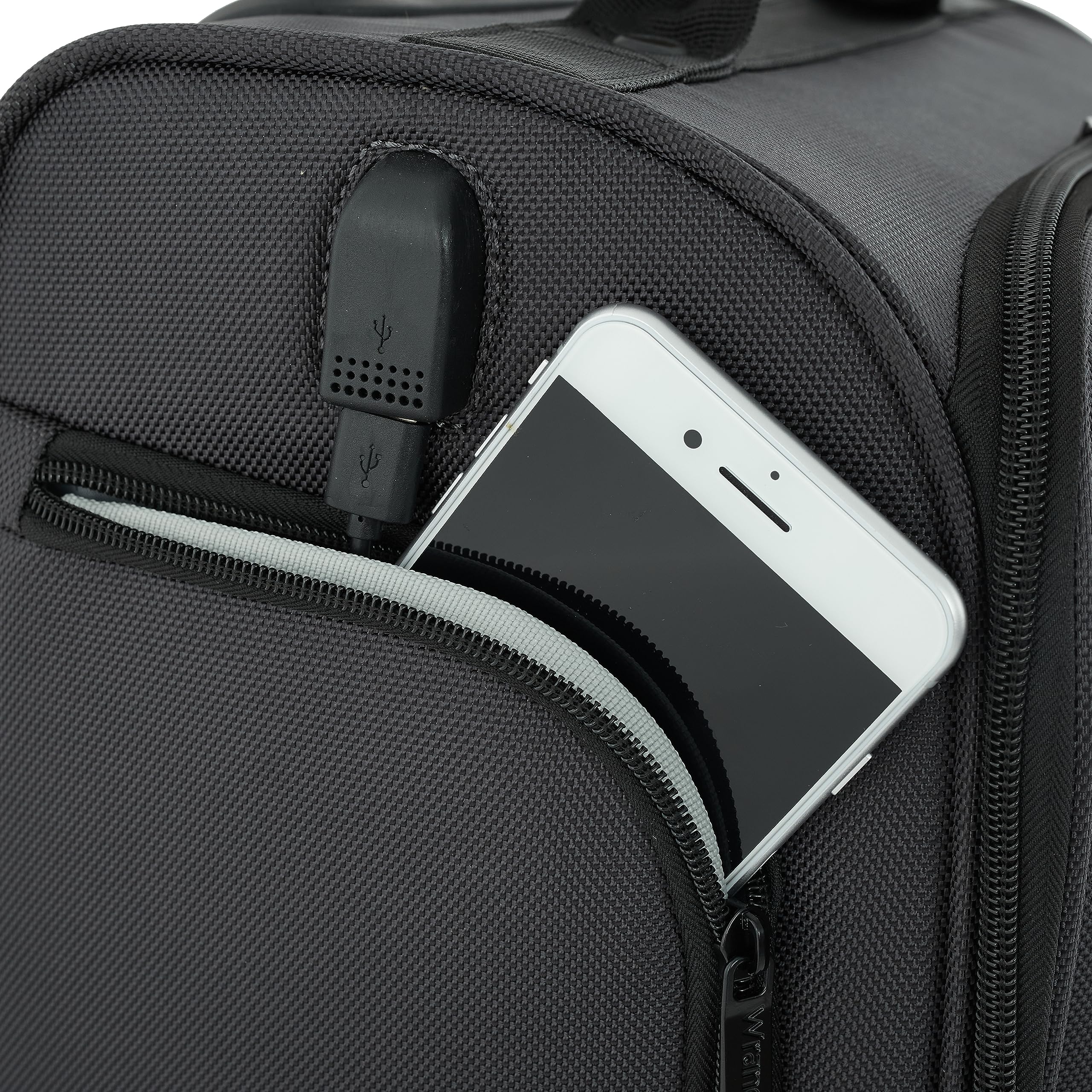 Foto 5 pulgar | Rueda Giratoria Luggage Wrangler De 17 Pulgadas Para La Parte Inferior Del Asiento Con Puerto Usb - Venta Internacional.