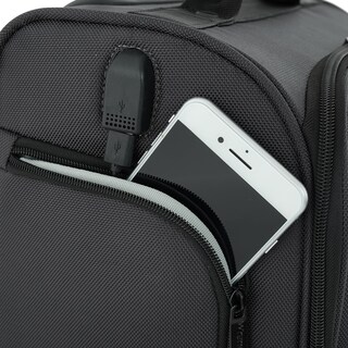 Foto 4 | Rueda Giratoria Luggage Wrangler De 17 Pulgadas Para La Parte Inferior Del Asiento Con Puerto Usb - Venta Internacional.