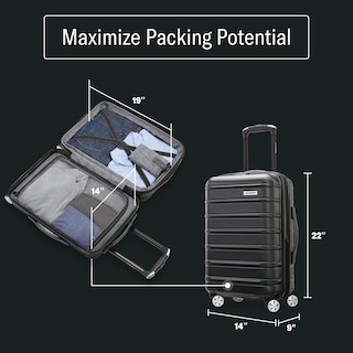 Foto 3 | Equipaje De Mano Ampliable Samsonite Omni 2, Parte Dura, 19 Pulgadas - Venta Internacional.