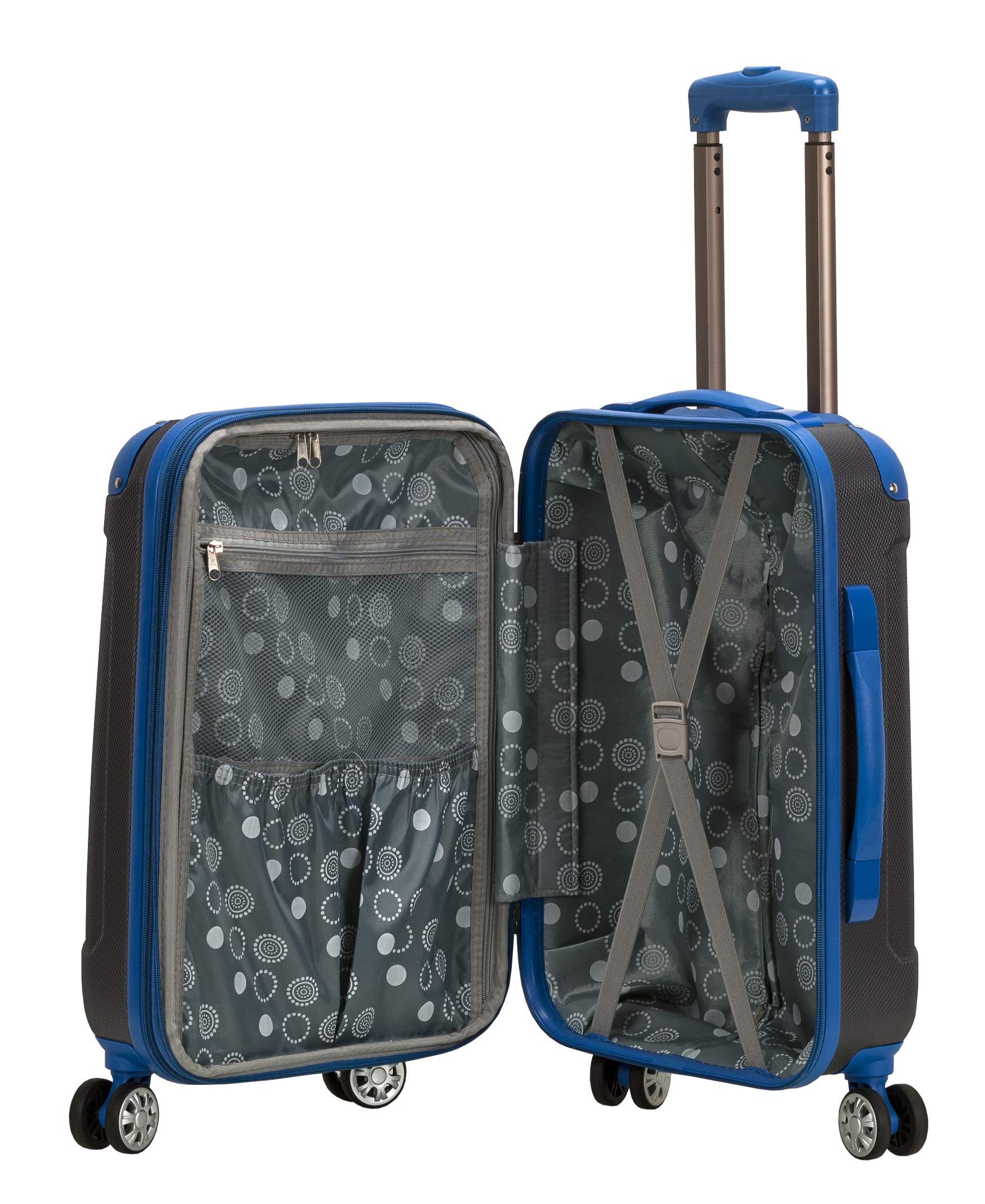 Foto 6 pulgar | Equipaje De Mano Expandible Rockland London Hardside 20, Gris - Venta Internacional.