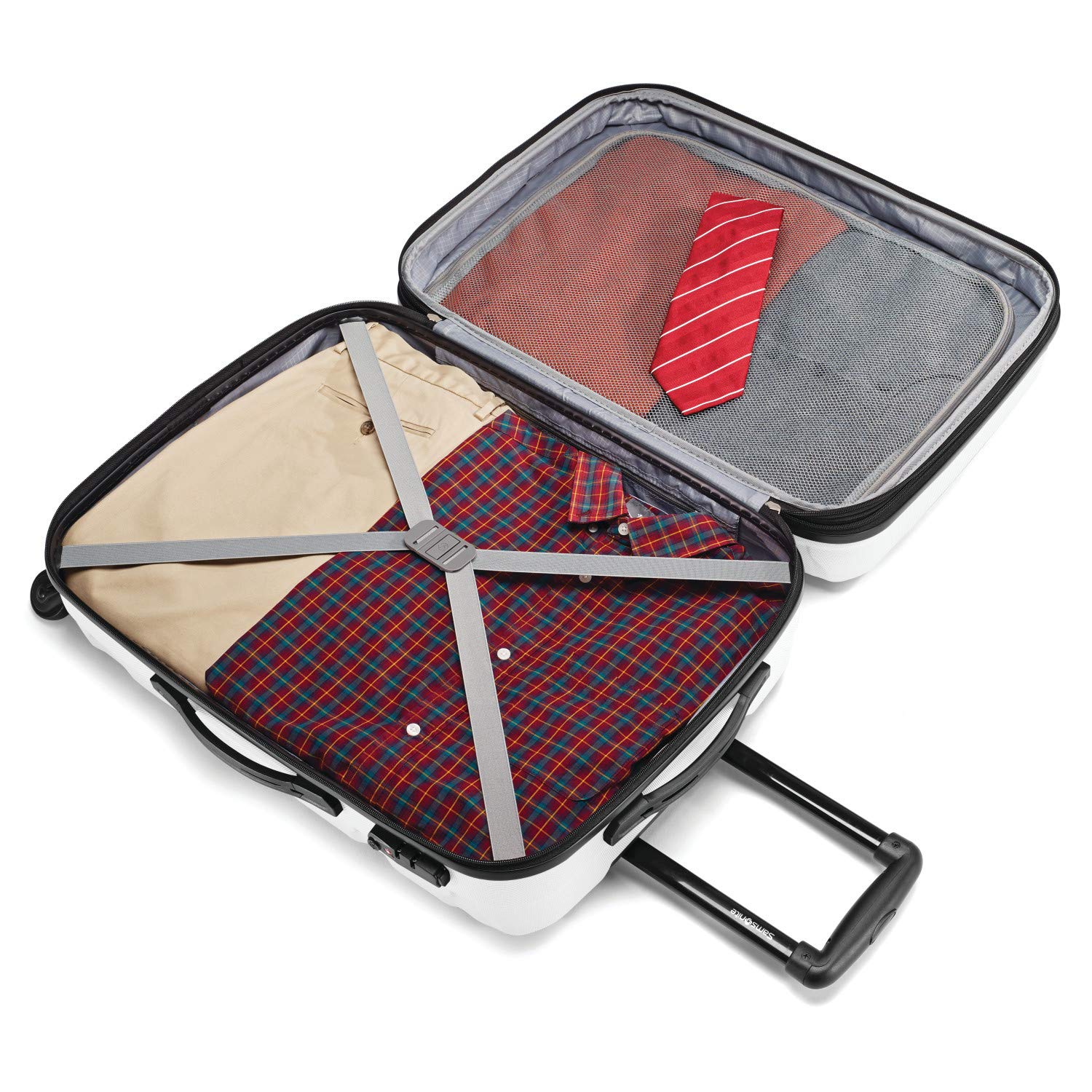 Foto 2 | Maleta Samsonite Omni Pc Hardside 28 Pulgadas Blanca- Venta Internacional
