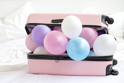 Foto 2 | Maleta Rígida American Tourister Stratum Xlt De 21 Pulgadas Rosa - Venta Internacional