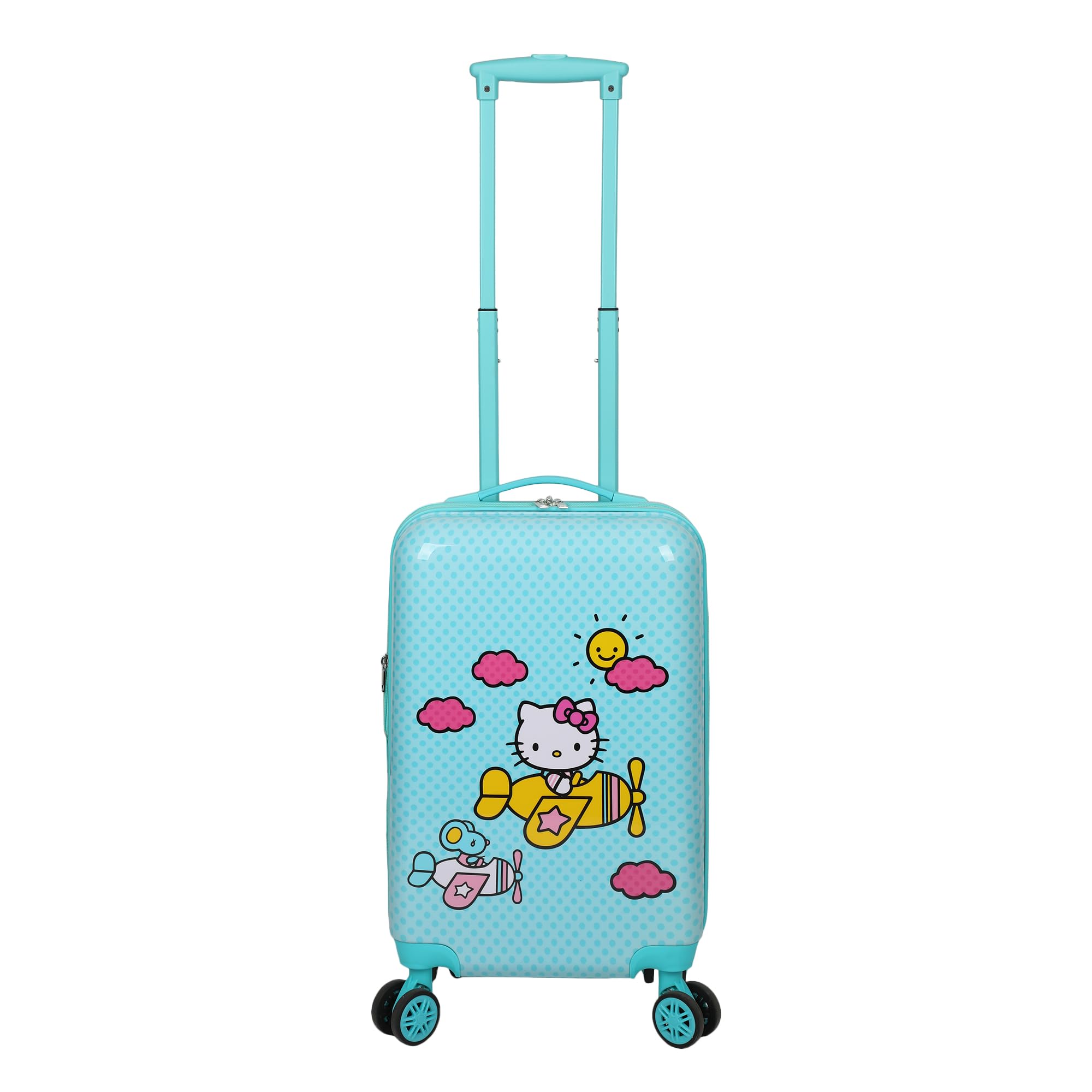 Foto 2 pulgar | Equipaje De Mano Para Niños Bioworld Hello Kitty Airplane 50 Cm - Venta Internacional.