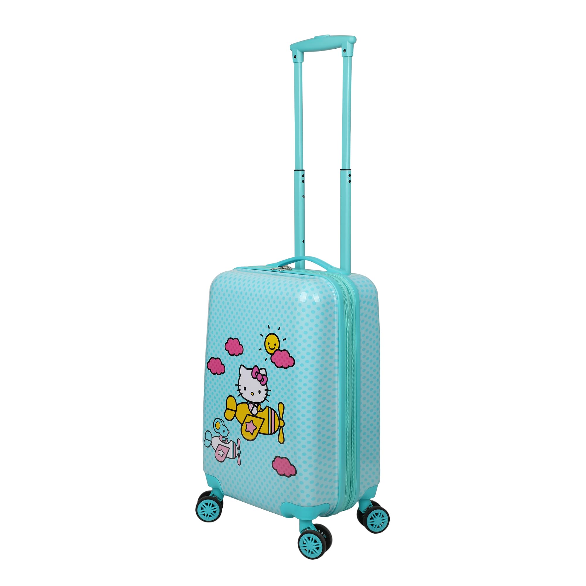 Foto 3 pulgar | Equipaje De Mano Para Niños Bioworld Hello Kitty Airplane 50 Cm - Venta Internacional.