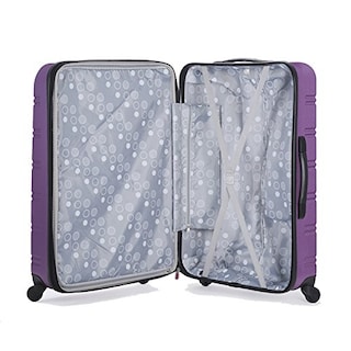 Foto 4 | Equipaje Rockland Melbourne Hardside Expandible Púrpura 24 - Venta Internacional