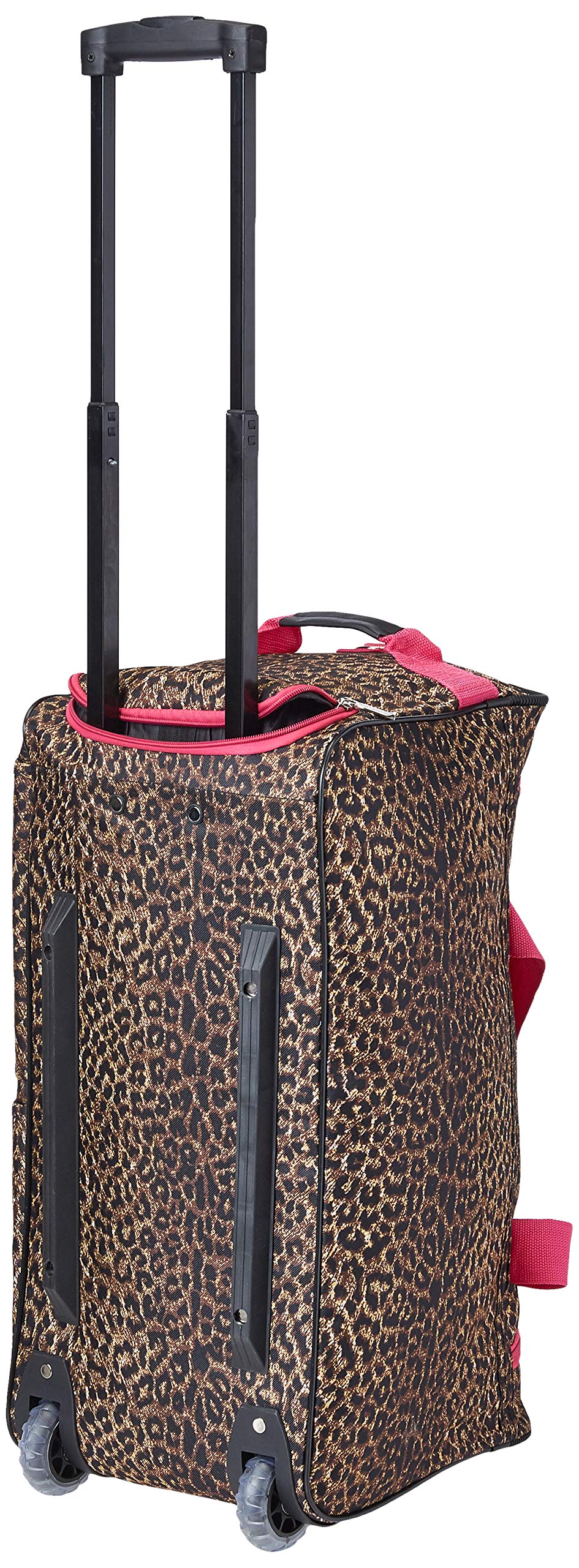 Foto 3 pulgar | Bolsa De Viaje Con Ruedas Rockland Pinkleopard 22 - Venta Internacional.