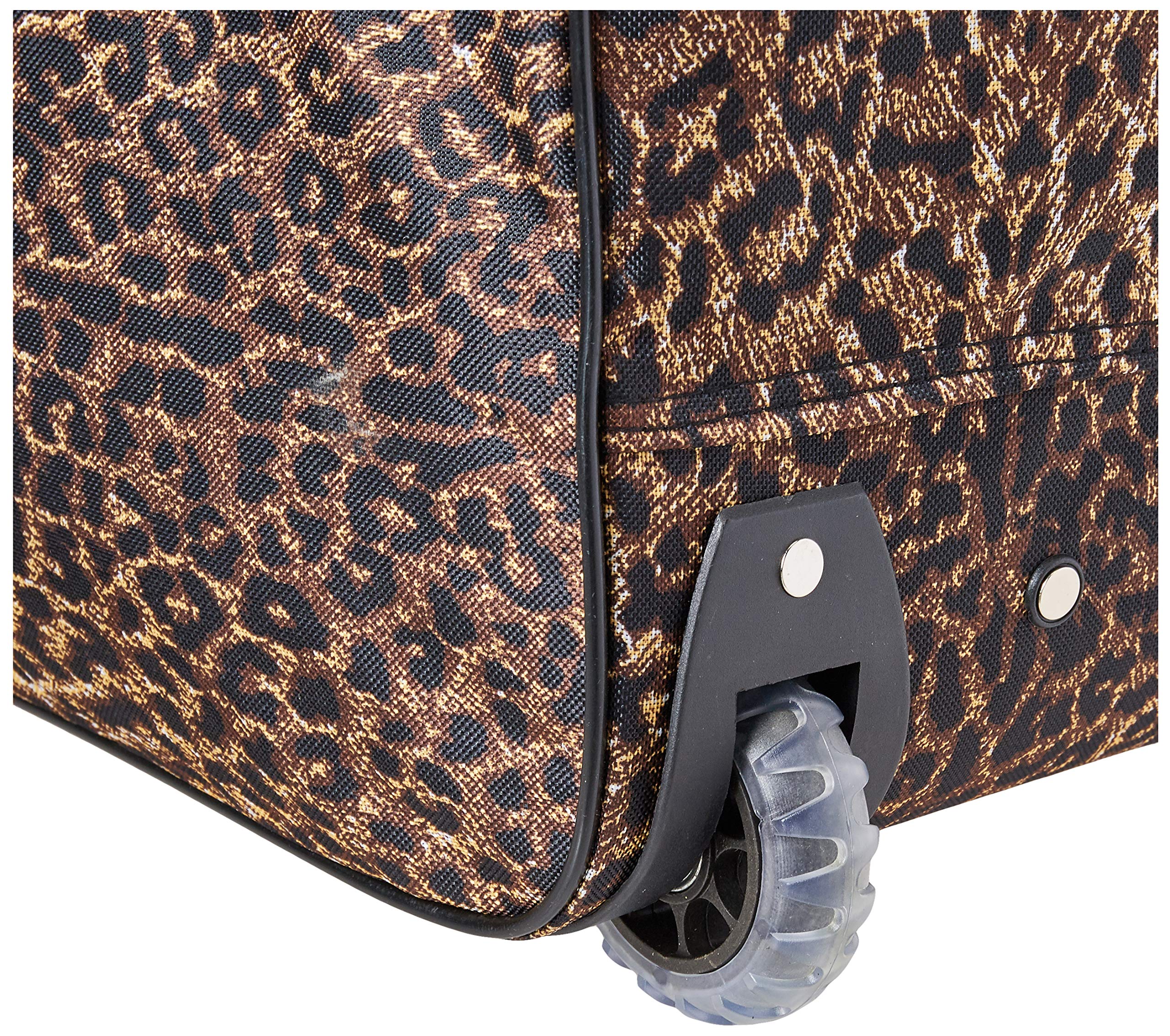 Foto 4 pulgar | Bolsa De Viaje Con Ruedas Rockland Pinkleopard 22 - Venta Internacional.