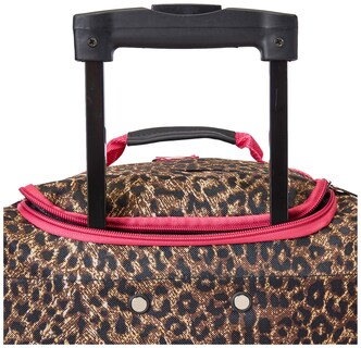 Foto 6 | Bolsa De Viaje Con Ruedas Rockland Pinkleopard 22 - Venta Internacional.