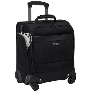 Foto 1 | Maleta con Ruedas Giratorias Wrangler Negra con Puerto USB 43 cm - Venta Internacional