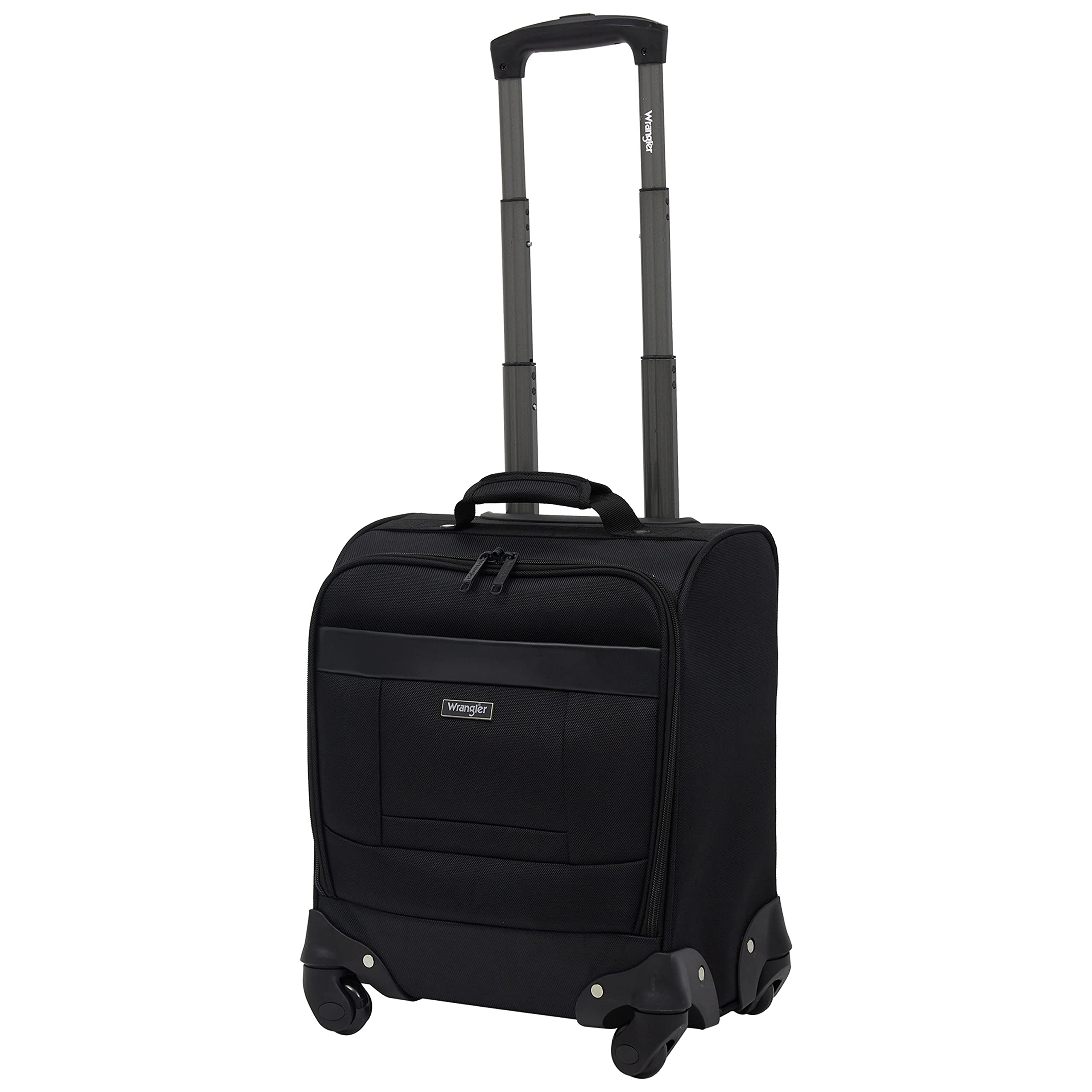Foto 3 pulgar | Maleta con Ruedas Giratorias Wrangler Negra con Puerto USB 43 cm - Venta Internacional