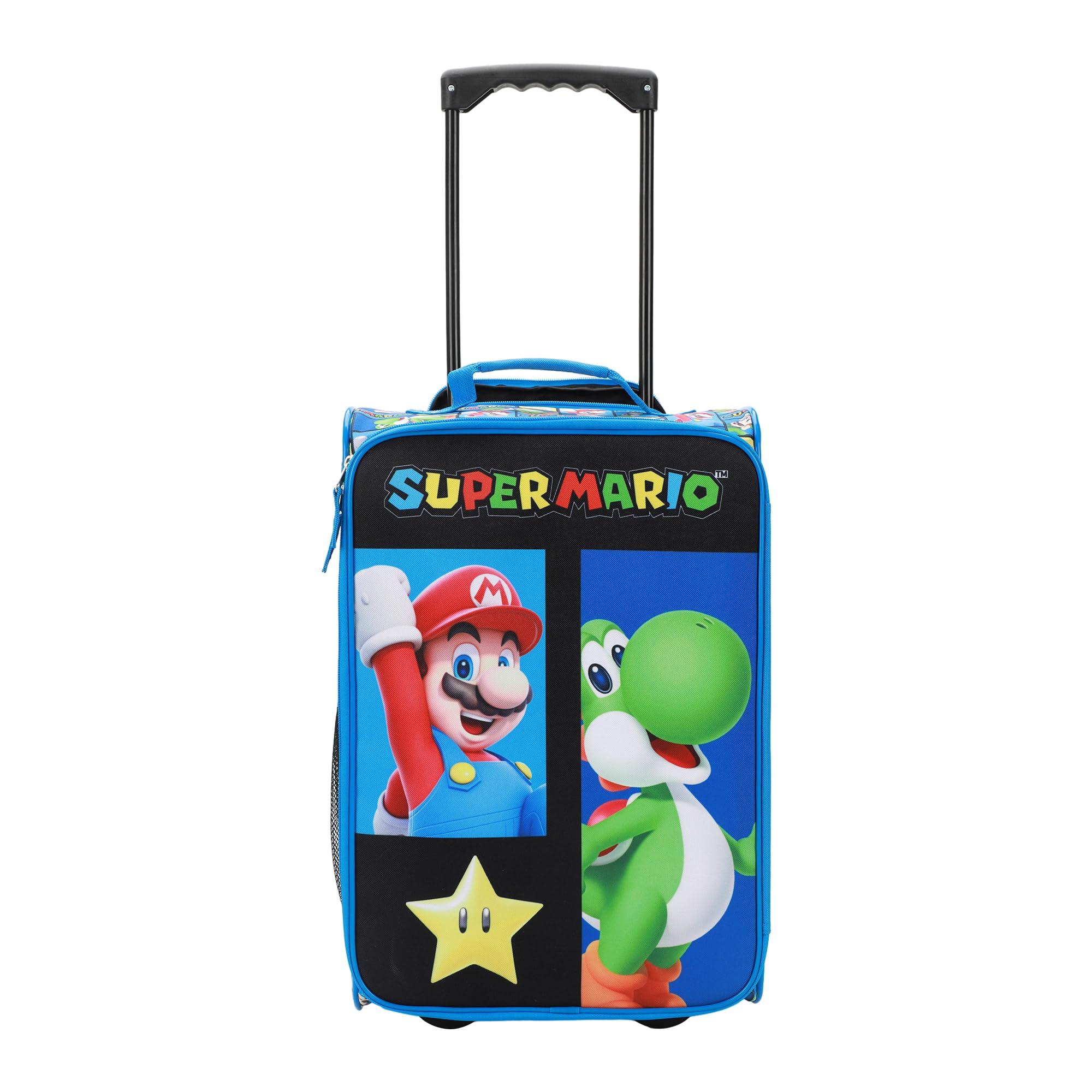 Foto 2 pulgar | Funda Para Pilotos Bioworld Super Mario Bros Mario & Yoshi, 45 Cm, Color Azul - Venta Internacional.