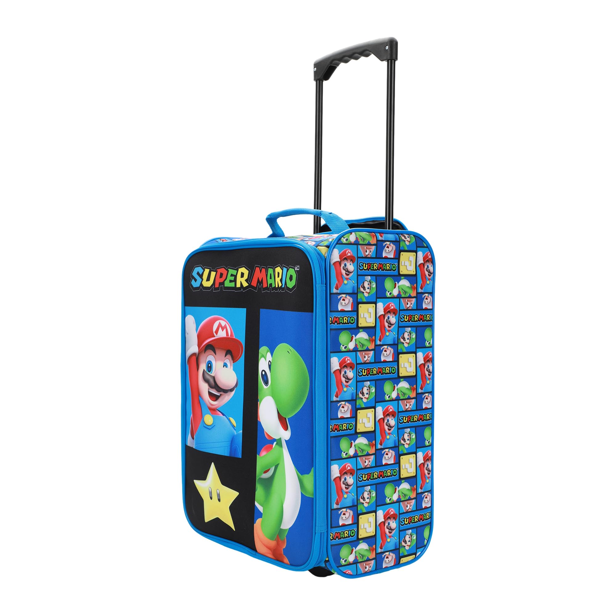 Foto 3 pulgar | Funda Para Pilotos Bioworld Super Mario Bros Mario & Yoshi, 45 Cm, Color Azul - Venta Internacional.
