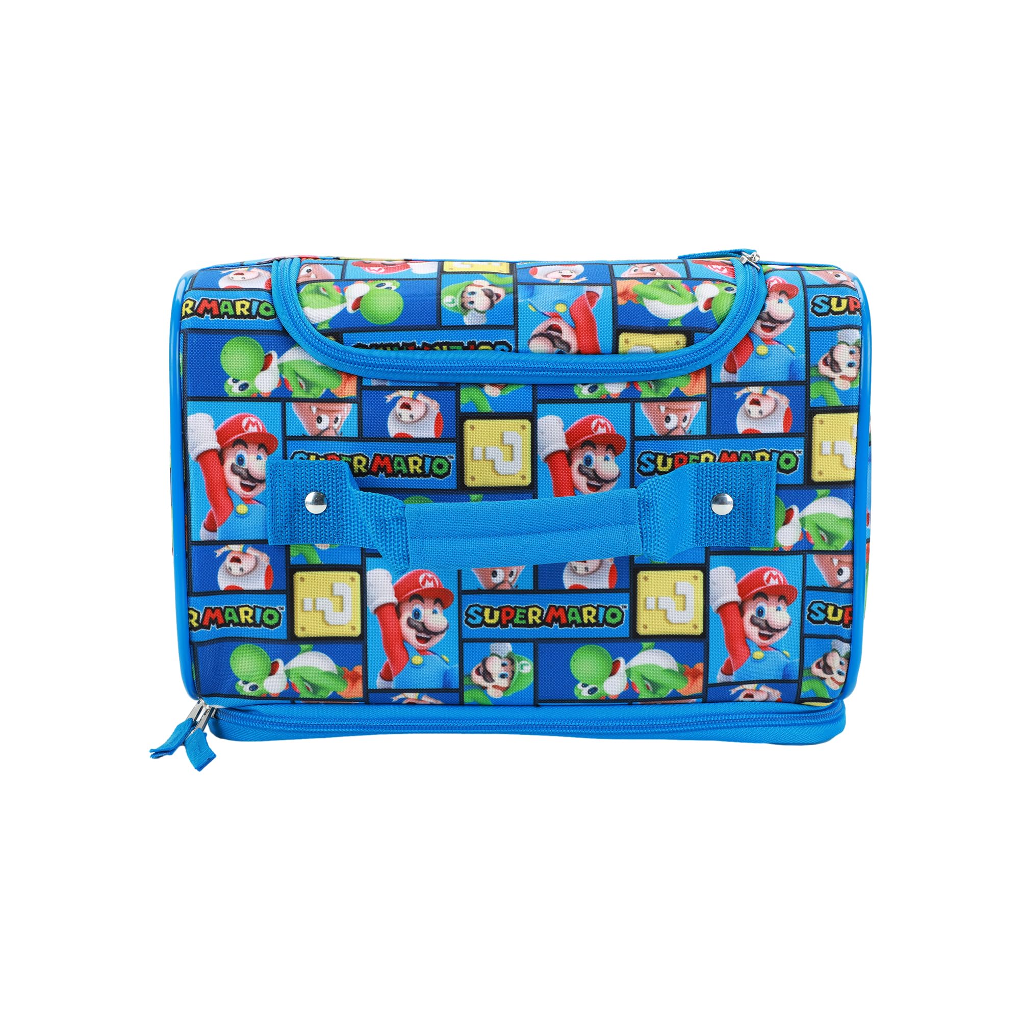 Foto 5 pulgar | Funda Para Pilotos Bioworld Super Mario Bros Mario & Yoshi, 45 Cm, Color Azul - Venta Internacional.