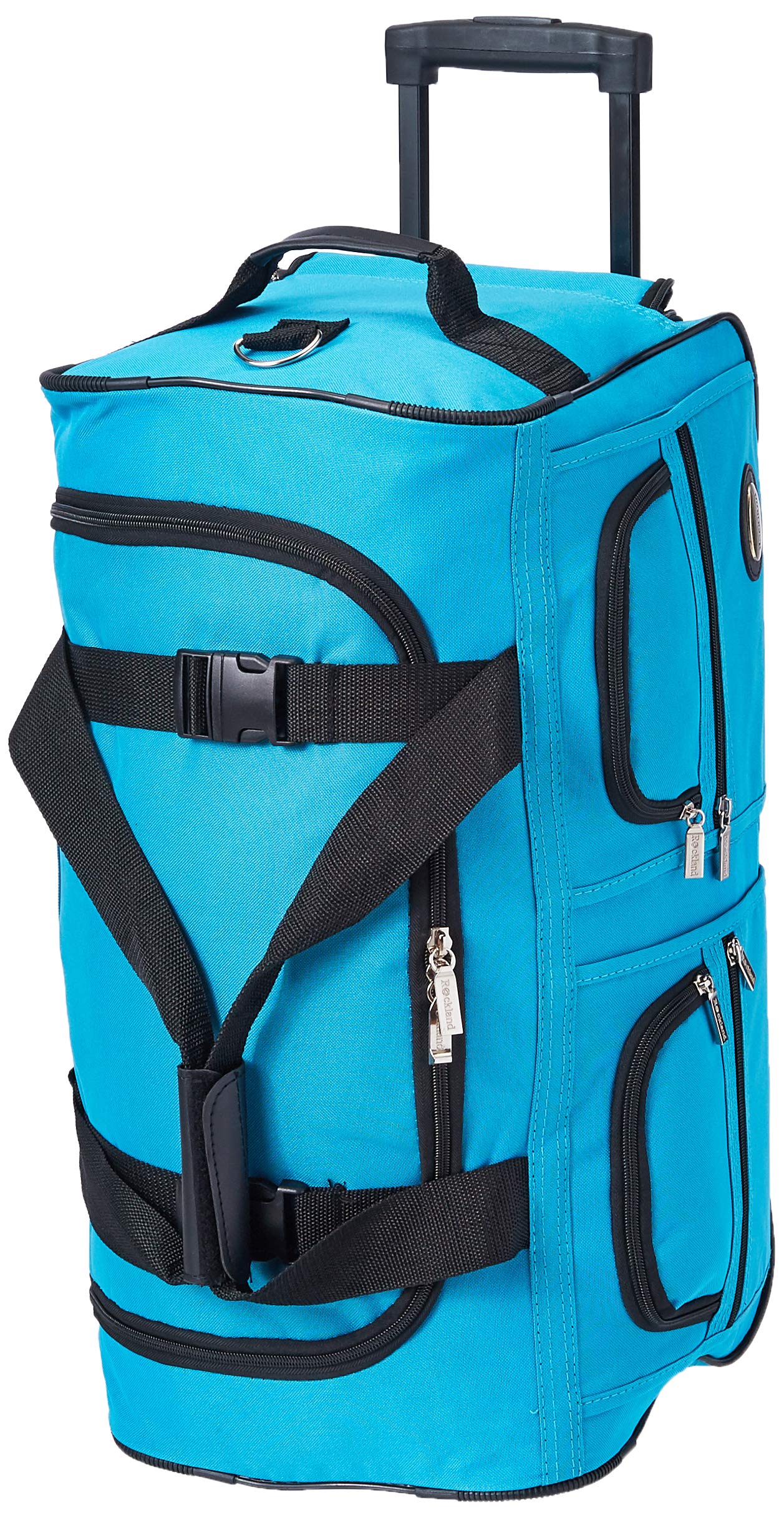 Foto 2 pulgar | Bolsa De Lona Rodante Rockland Turquois Con Ruedas Extra Grandes - Venta Internacional.