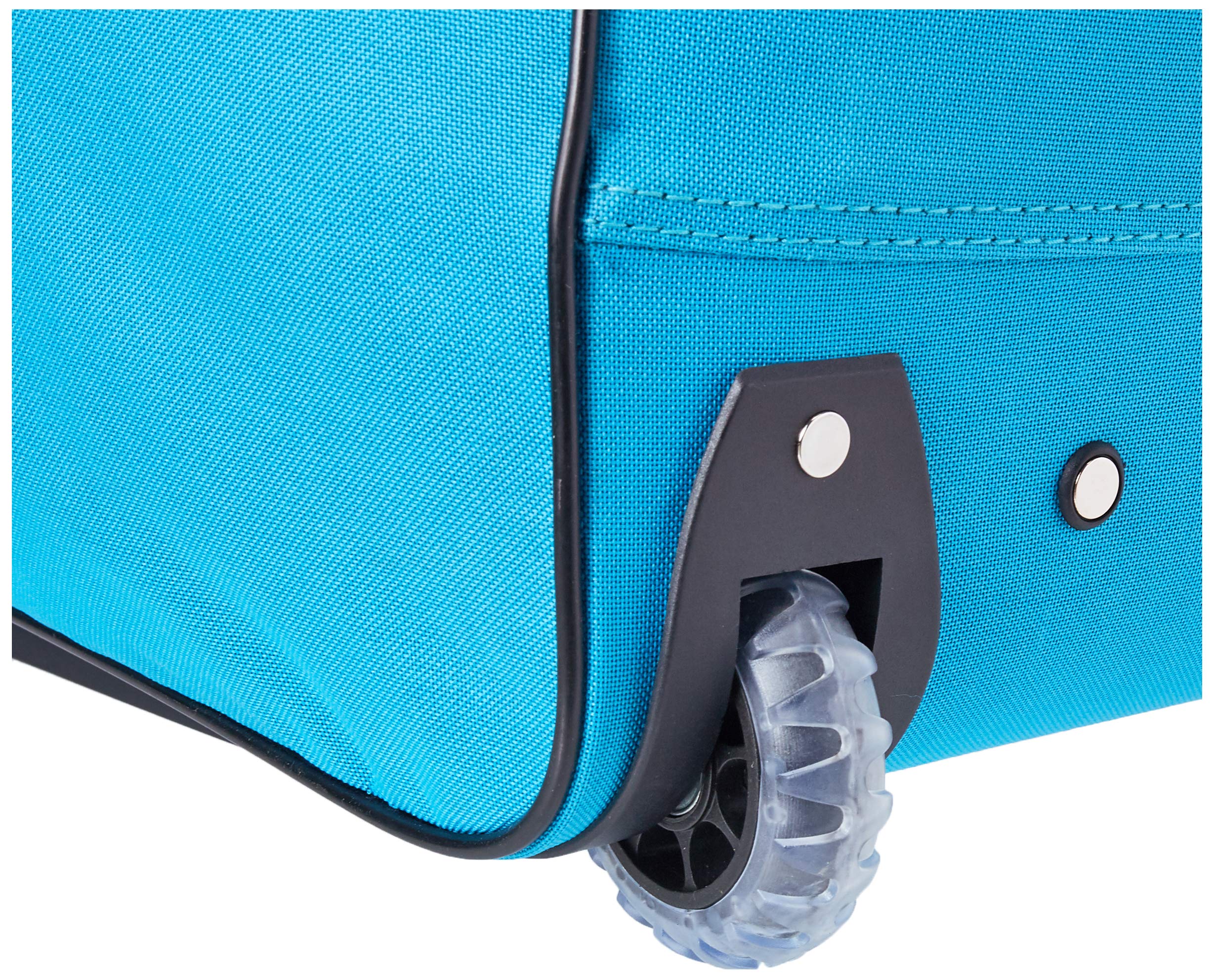 Foto 4 | Bolsa De Lona Rodante Rockland Turquois Con Ruedas Extra Grandes - Venta Internacional.