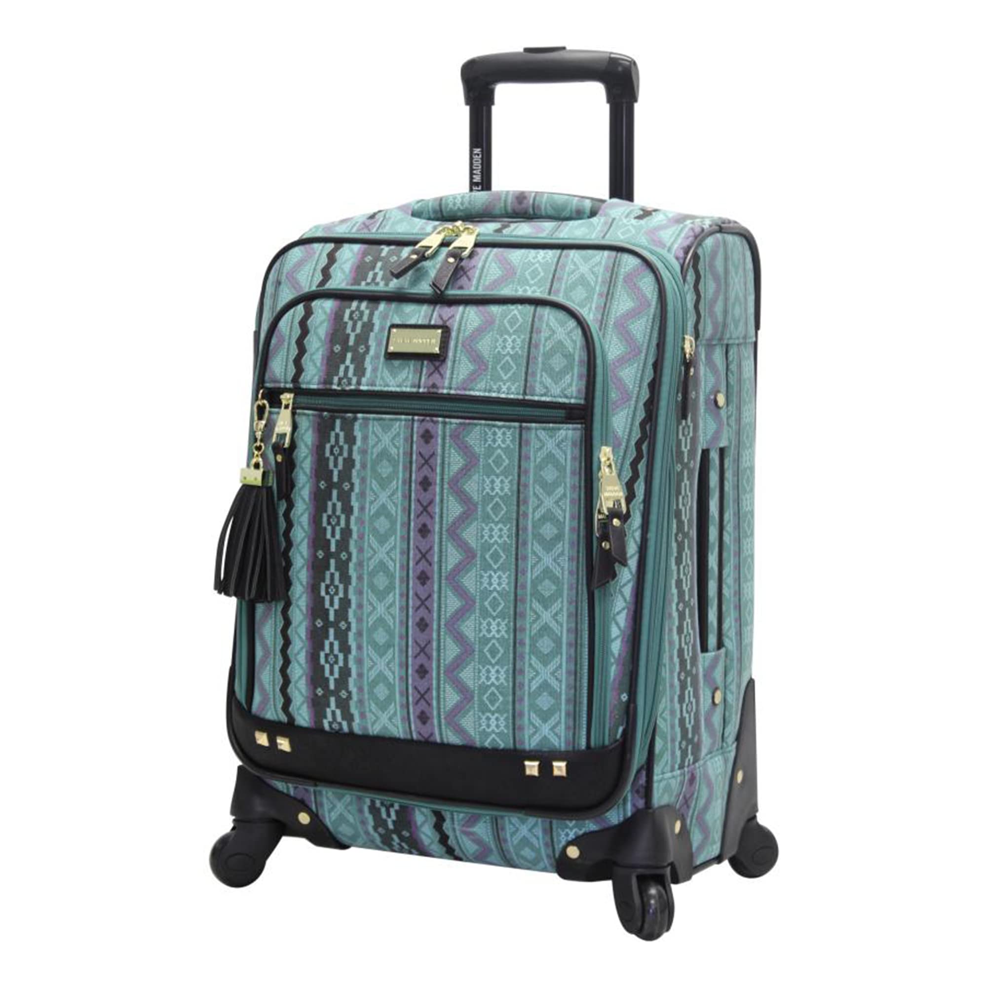 Foto 2 pulgar | Steve Madden Carry On Bag With Spinner Wheels Legends Turquoise - Venta Internacional