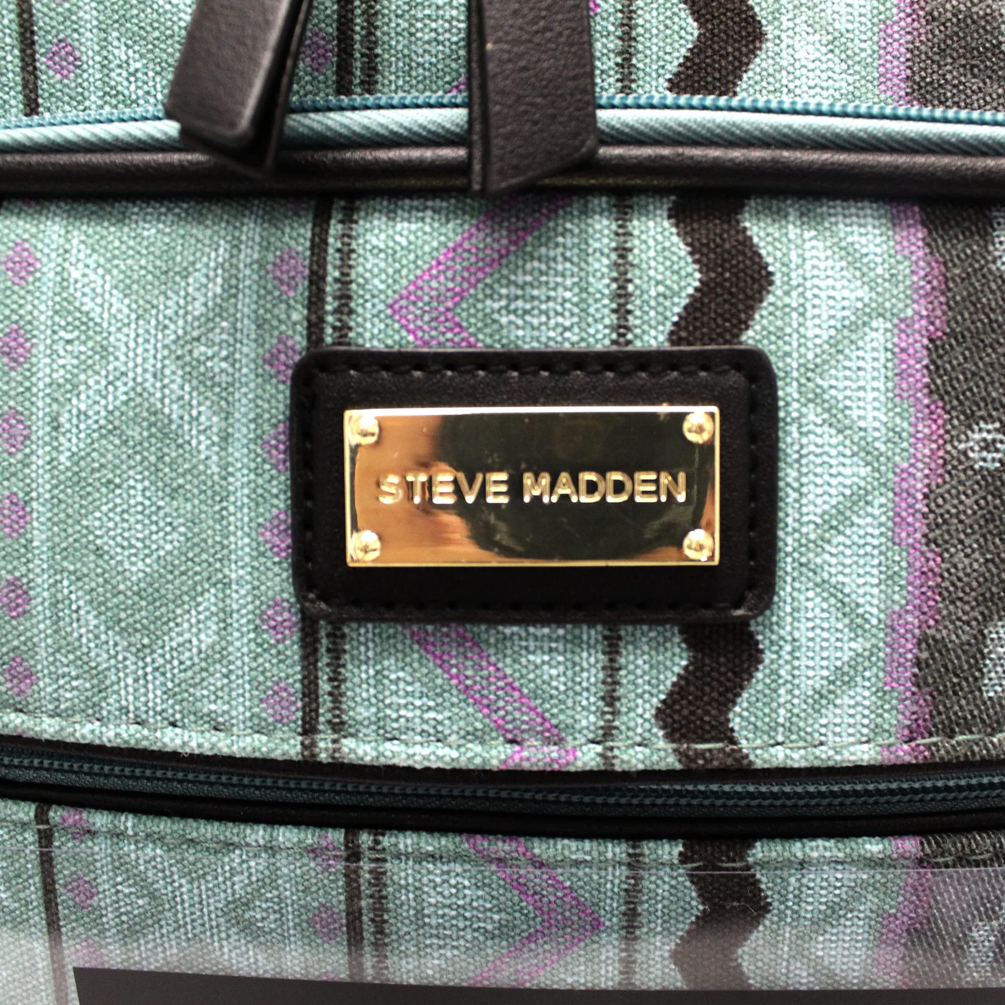 Foto 7 pulgar | Steve Madden Carry On Bag With Spinner Wheels Legends Turquoise - Venta Internacional