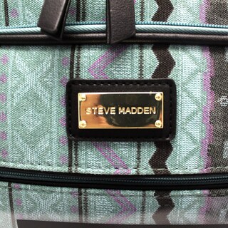 Foto 6 | Steve Madden Carry On Bag With Spinner Wheels Legends Turquoise - Venta Internacional