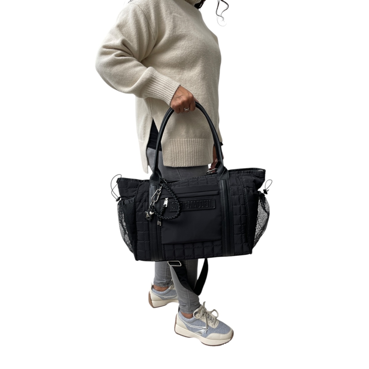 Foto 7 pulgar | Bolsa Steve Madden Bjollie Negra