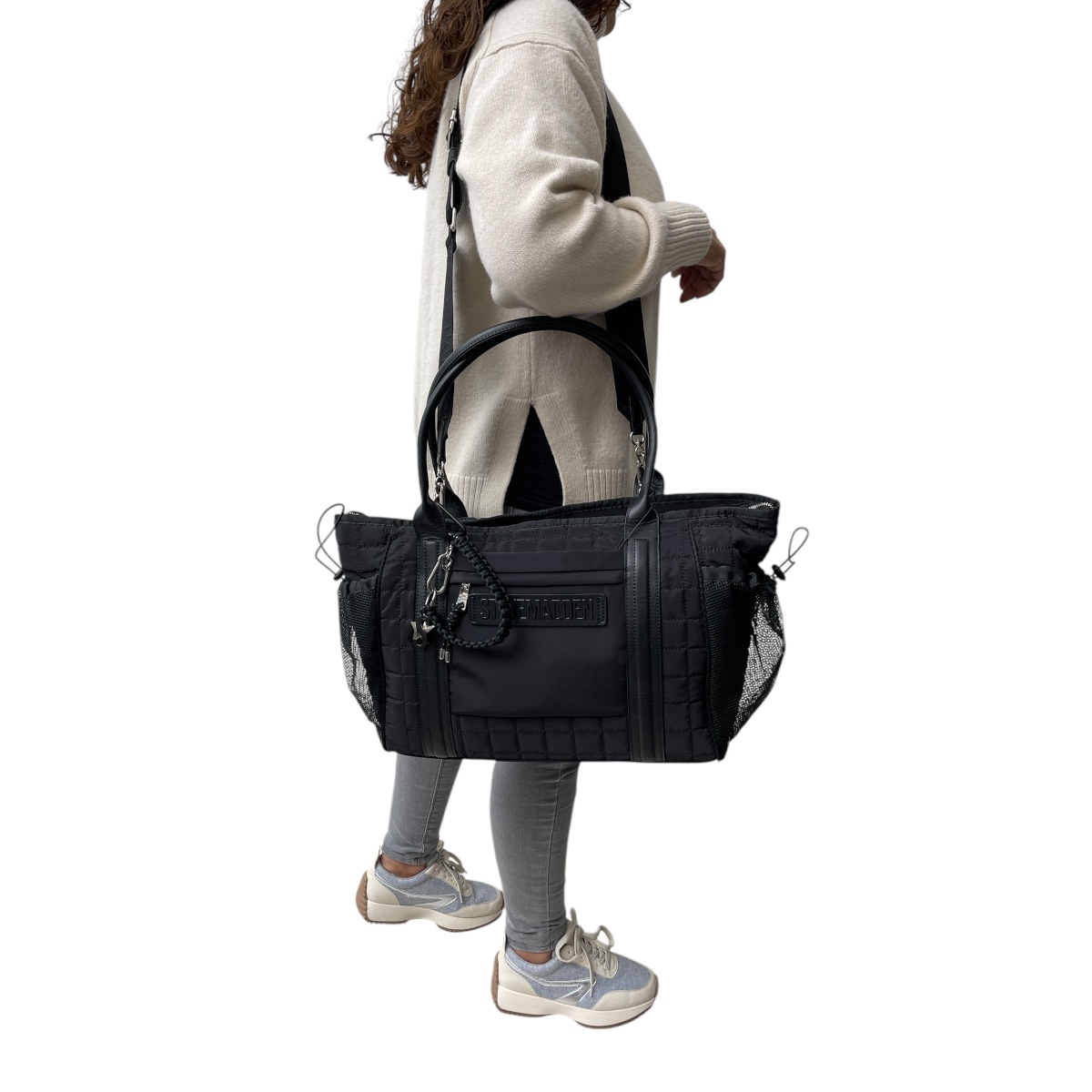 Foto 8 pulgar | Bolsa Steve Madden Bjollie Negra