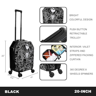Foto 7 | Maleta con Ruedas Bioworld Jack de 20"-Venta Internacional