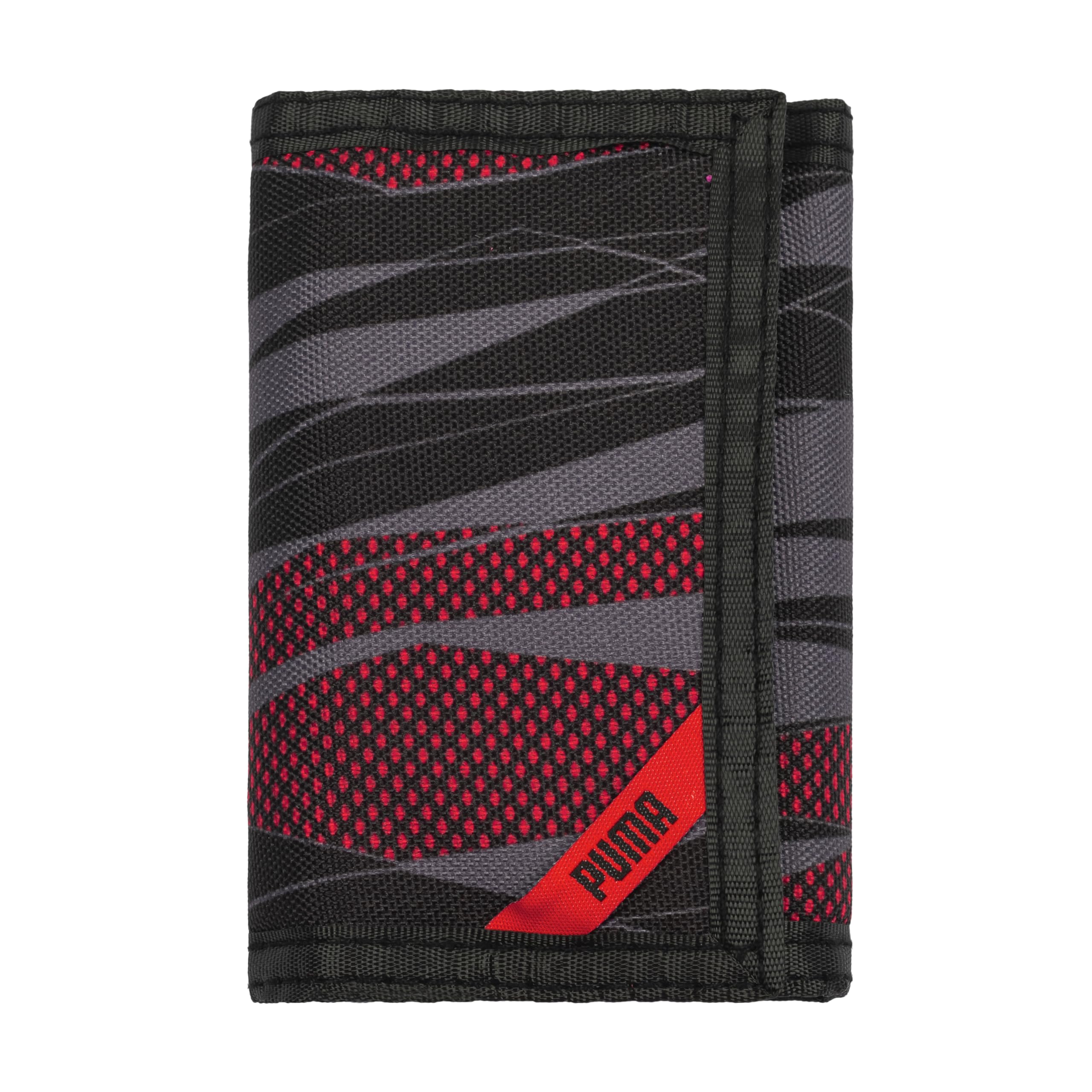 Foto 1 | Cartera Puma Little Rise Para Niños Con Tres Pliegues, Rojo/negro - Venta Internacional.