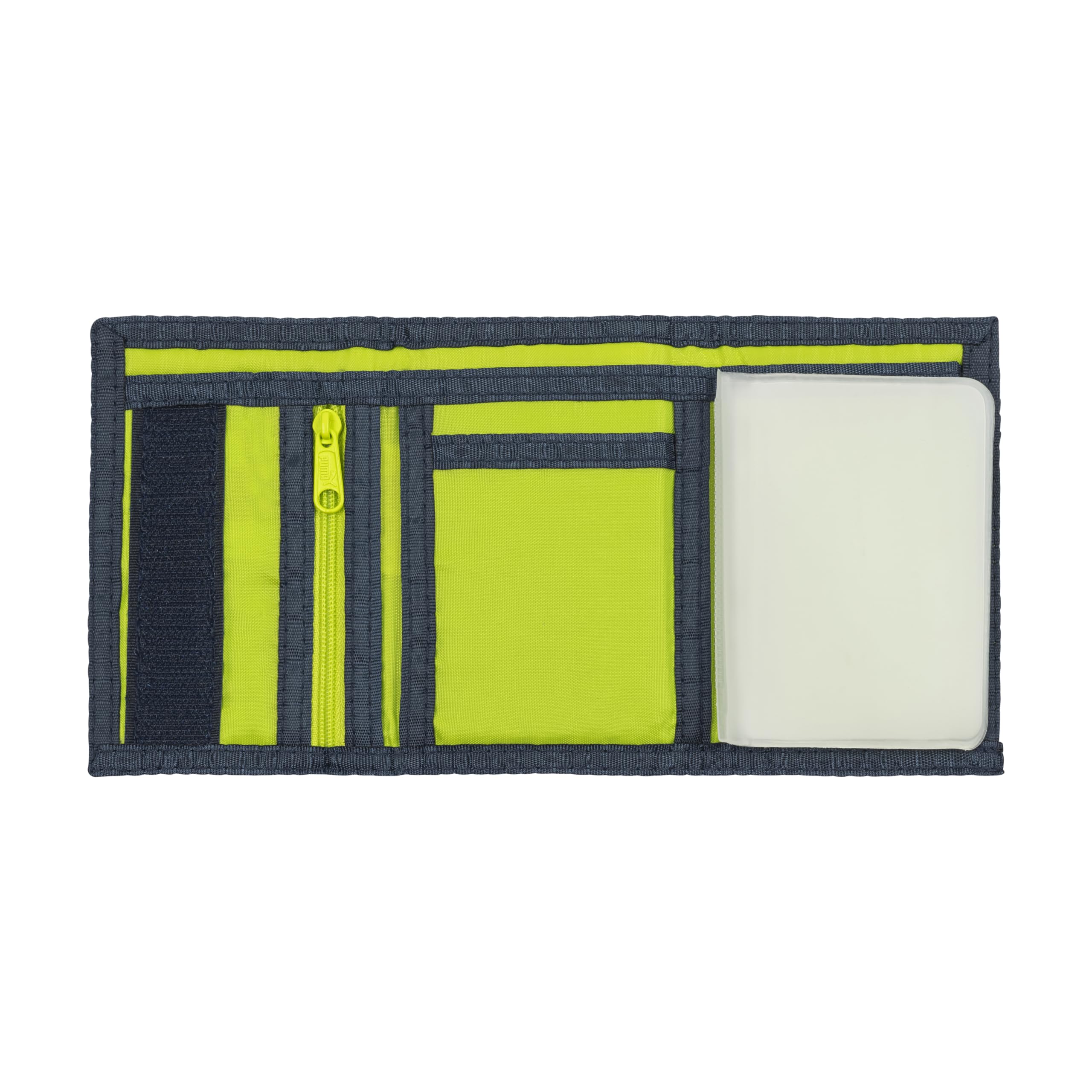 Foto 4 pulgar | Cartera Puma Little Rise Trifold Para Niños, Azul Marino Y Verde - Venta Internacional.