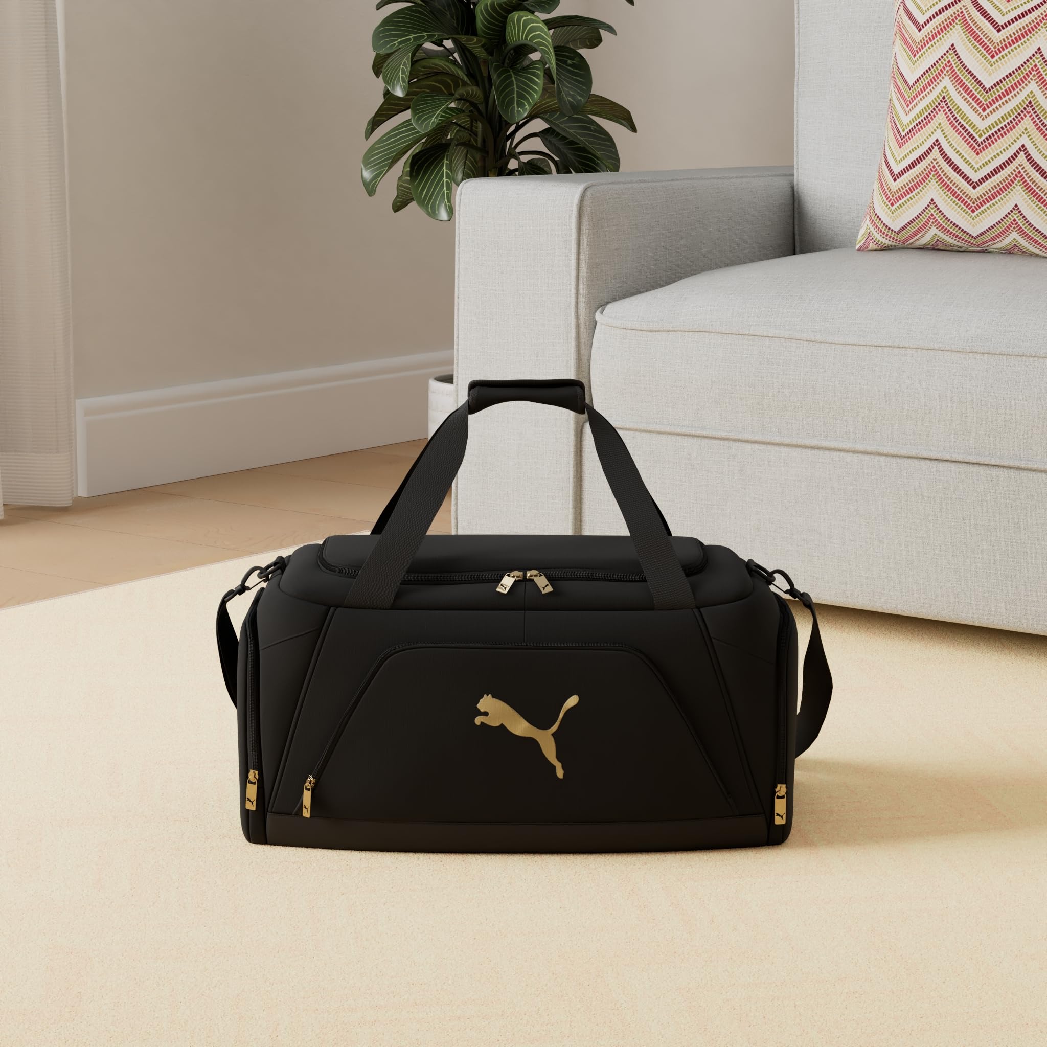 Foto 3 pulgar | Bolsa De Lona Puma Evercat Accelerator Unisex Negro/dorado - Venta Internacional.