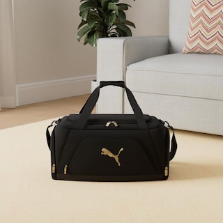 Foto 2 | Bolsa De Lona Puma Evercat Accelerator Unisex Negro/dorado - Venta Internacional.