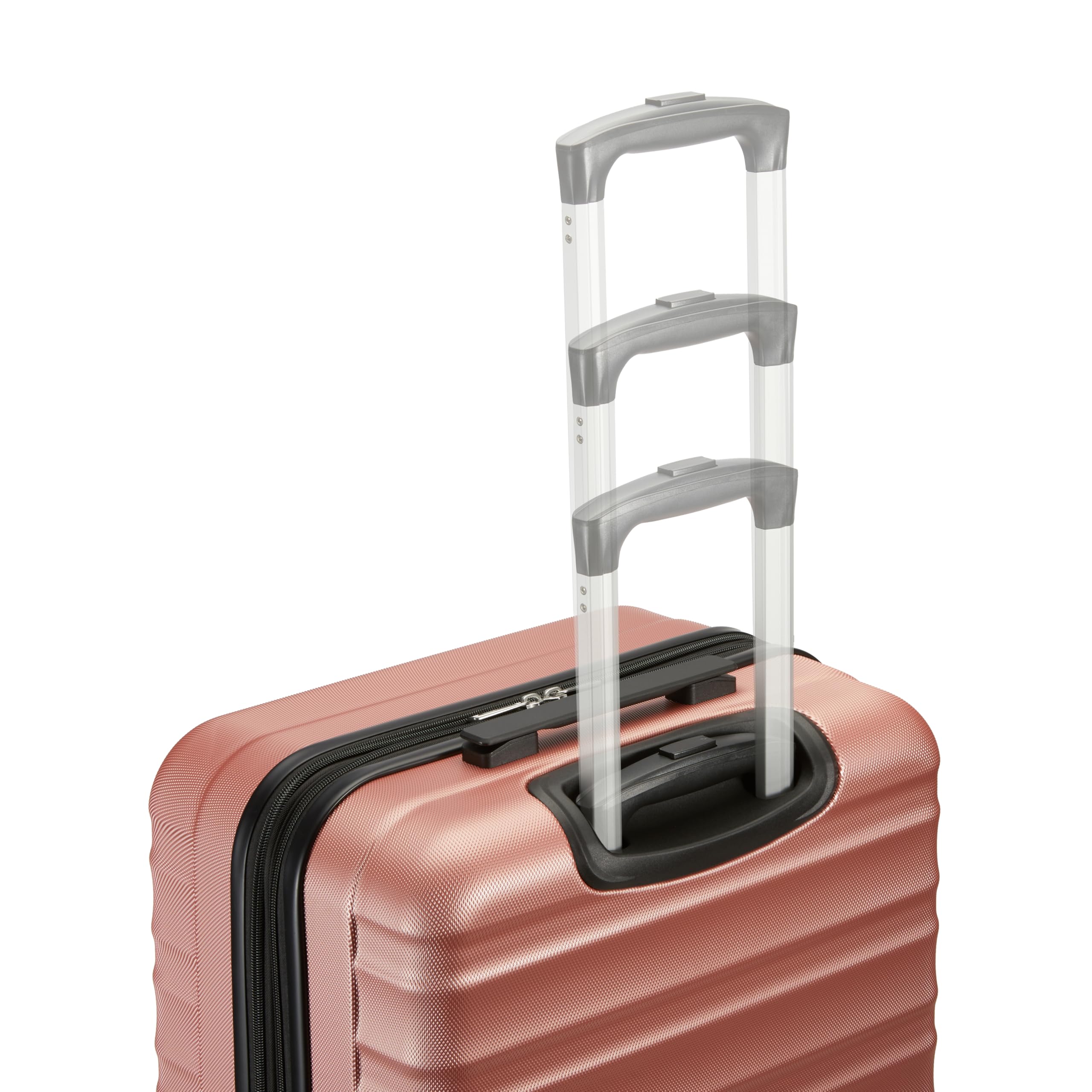 Foto 2 | Maleta Amazon Basics Rígida con Ruedas 2 Piezas Oro Rosa - Venta Internacional