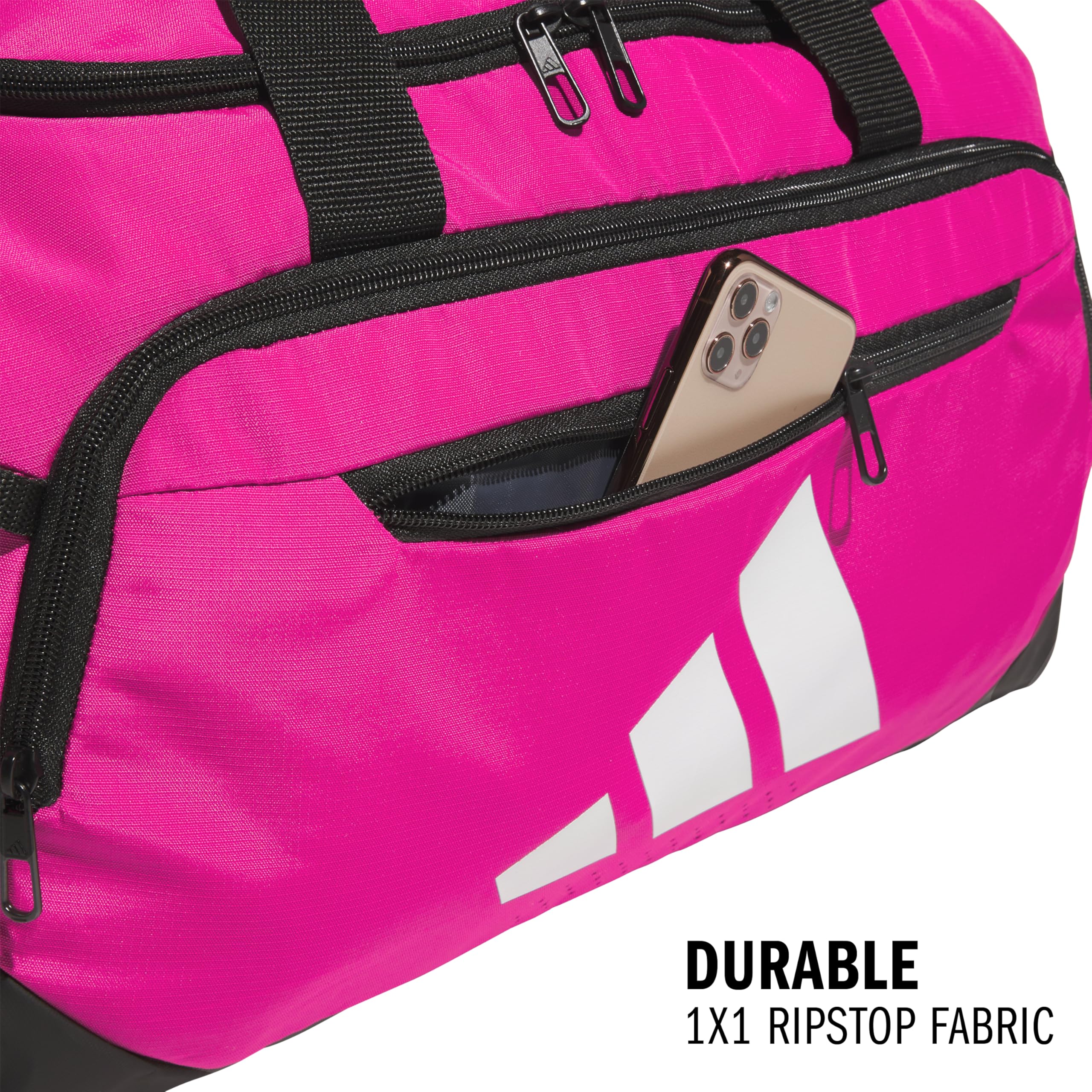 Foto 4 pulgar | Bolsa Deportiva De Gimnasio Adidas Defender 5.0 Duffel Team Shock Pink 2 - Venta Internacional.