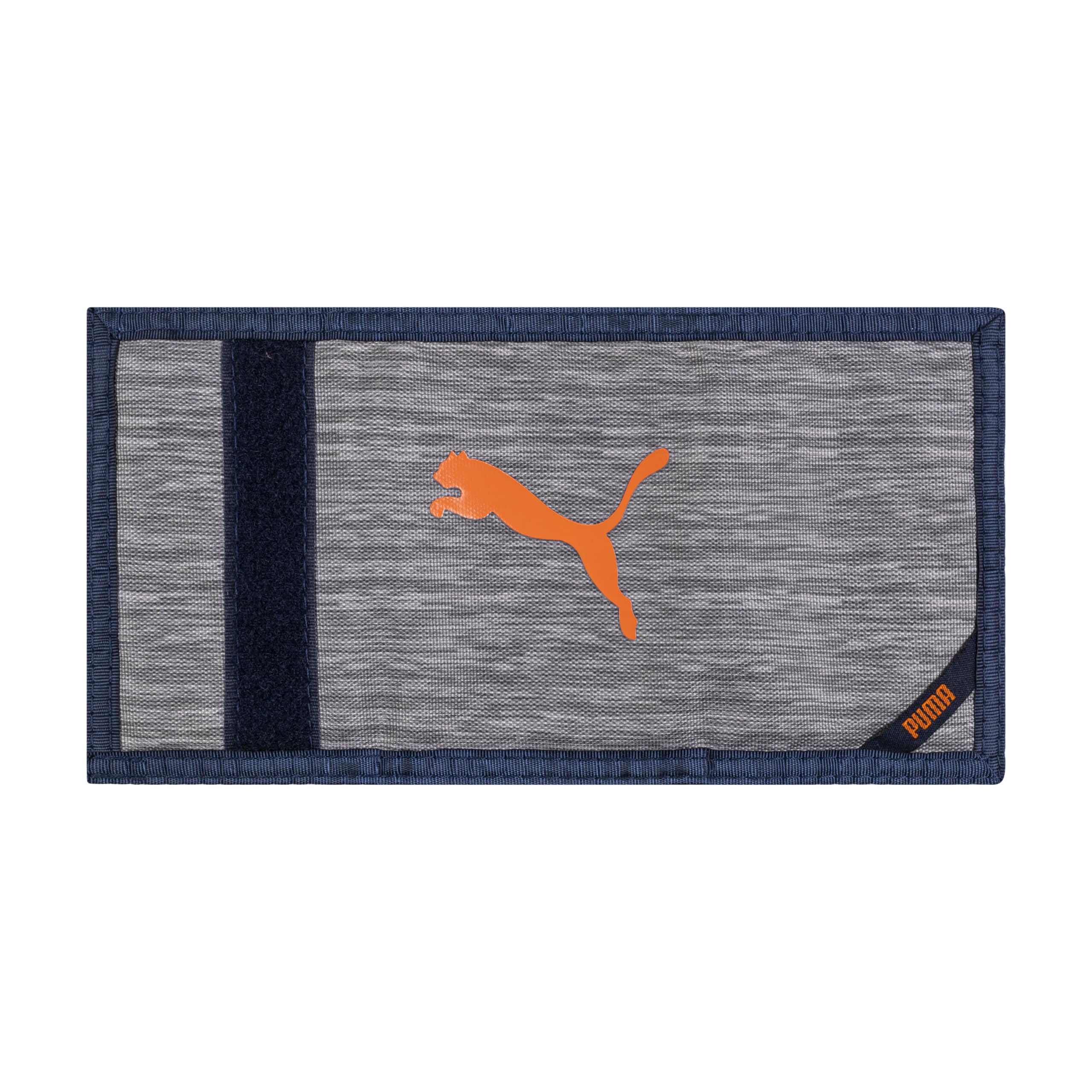 Foto 3 pulgar | Cartera Puma Little Rise Para Niños Con Tres Pliegues, Gris Y Naranja - Venta Internacional.