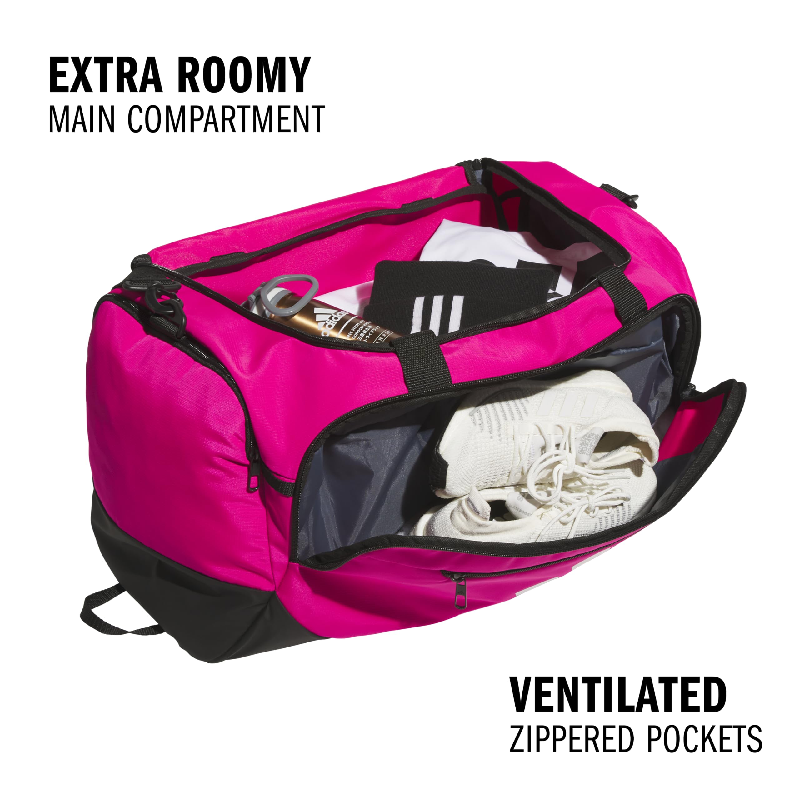 Foto 2 | Bolsa De Lona Adidas Defender 5.0 Team Shock Pink 2 59l - Venta Internacional.