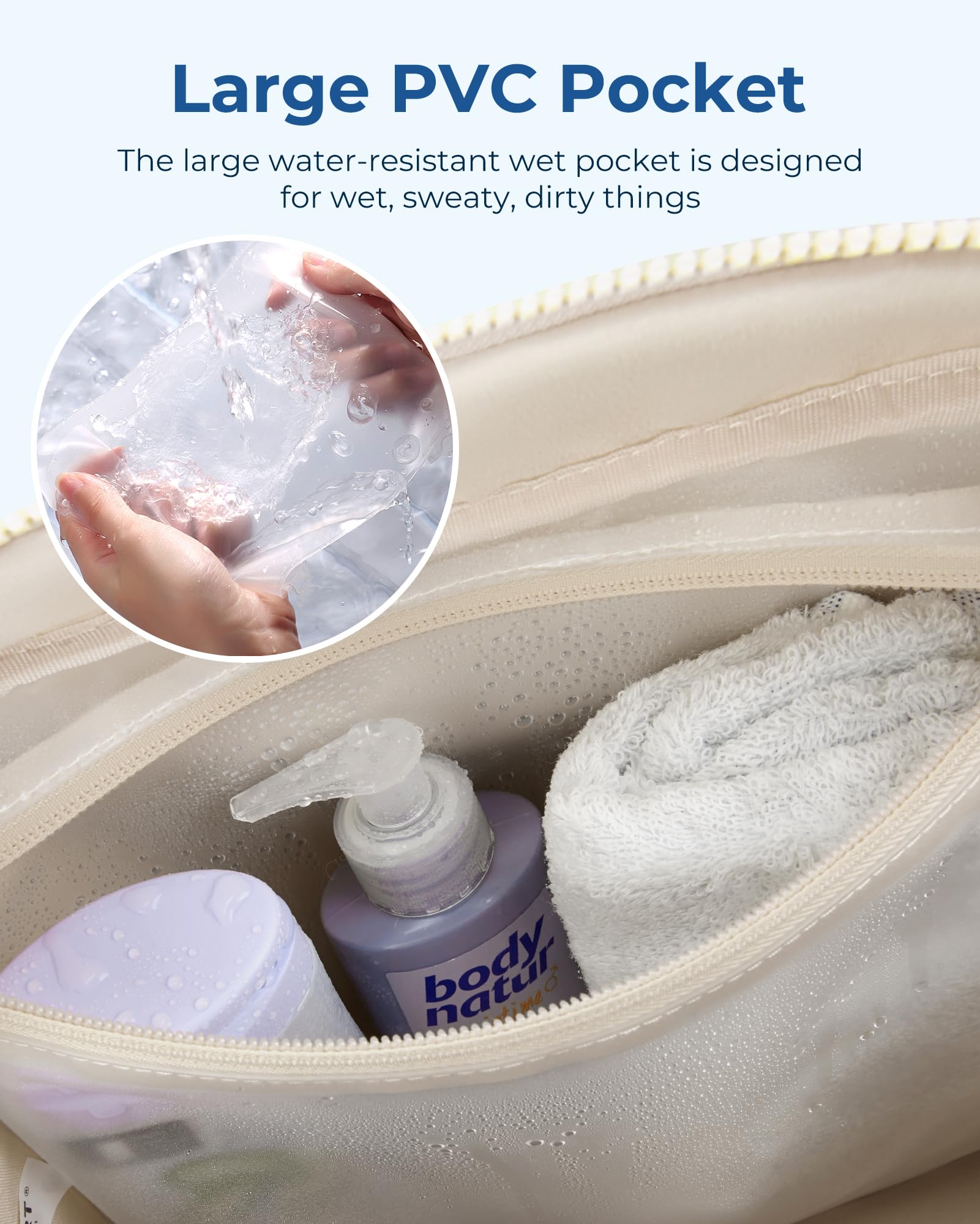 Foto 7 pulgar | Bolsa De Gimnasio Bagsmart Para Mujer Weekender, Resistente Al Agua - Venta Internacional.