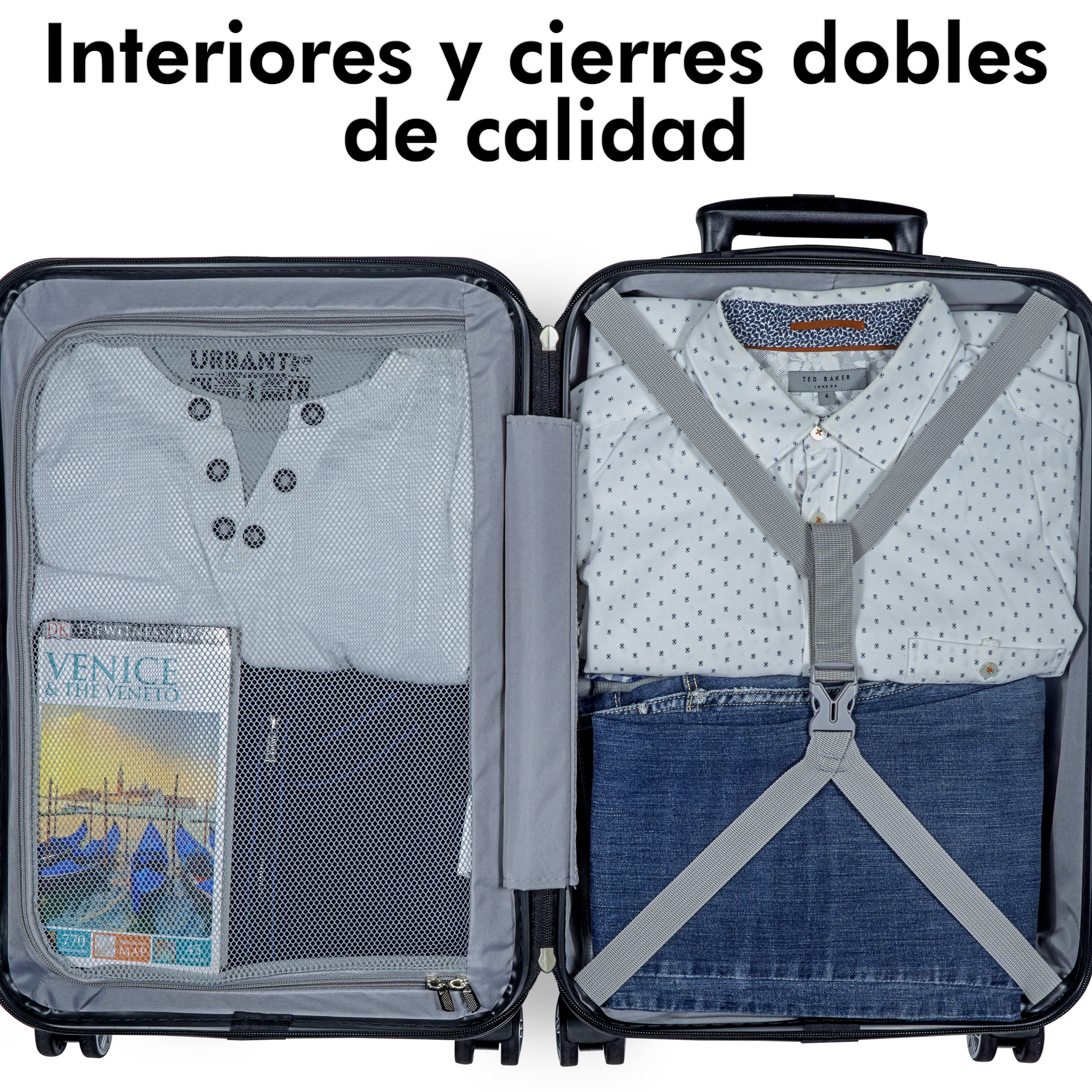 Foto 8 pulgar | Maleta de Mano SQBAGS 20'' 2.0 Azul