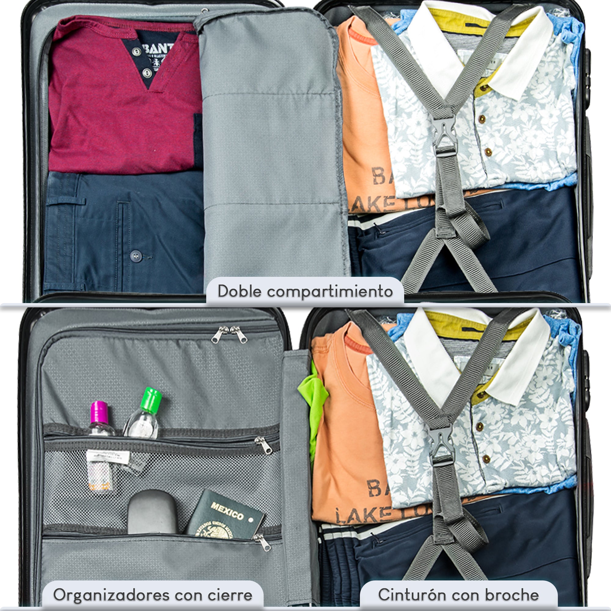 Foto 3 pulgar | Carry On Jet 20” - Plata
