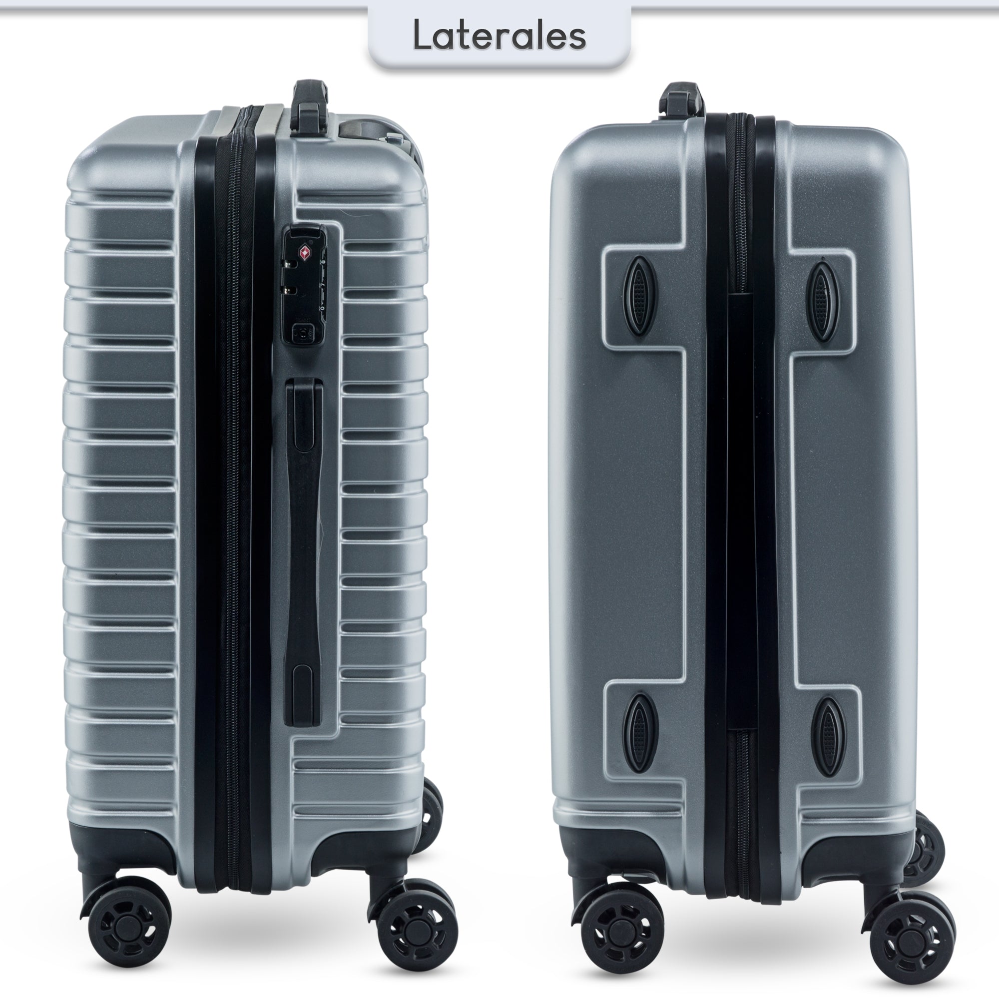 Foto 6 pulgar | Carry On Jet 20” - Plata