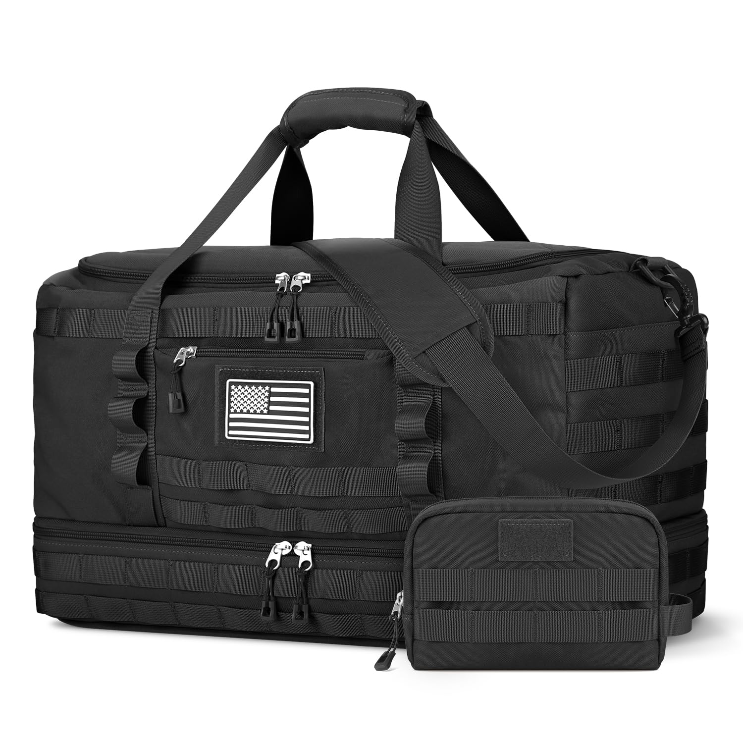 Foto 2 pulgar | Bolsa De Viaje Etronik Para Hombre Y Mujer Con Neceser Negra - Venta Internacional.