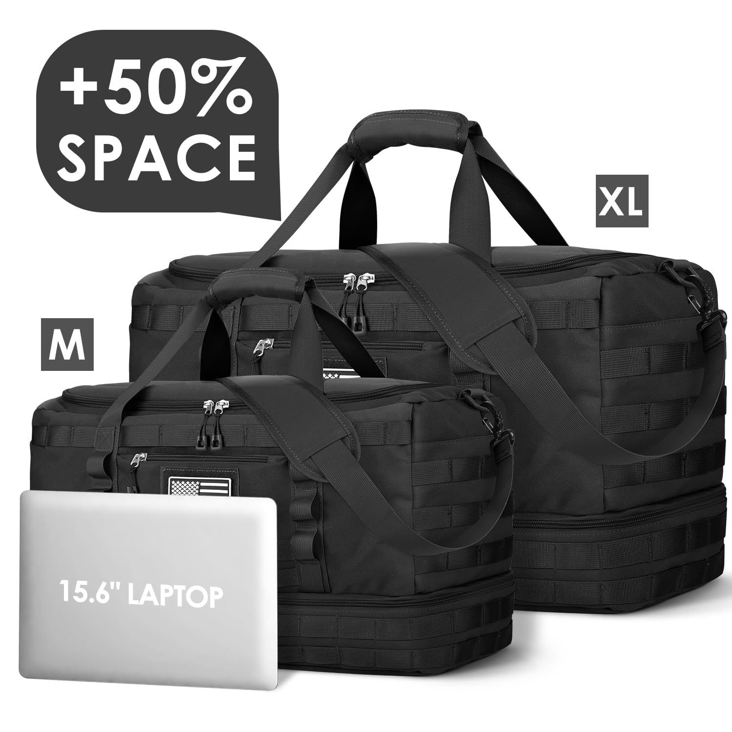 Foto 3 pulgar | Bolsa De Viaje Etronik Para Hombre Y Mujer Con Neceser Negra - Venta Internacional.